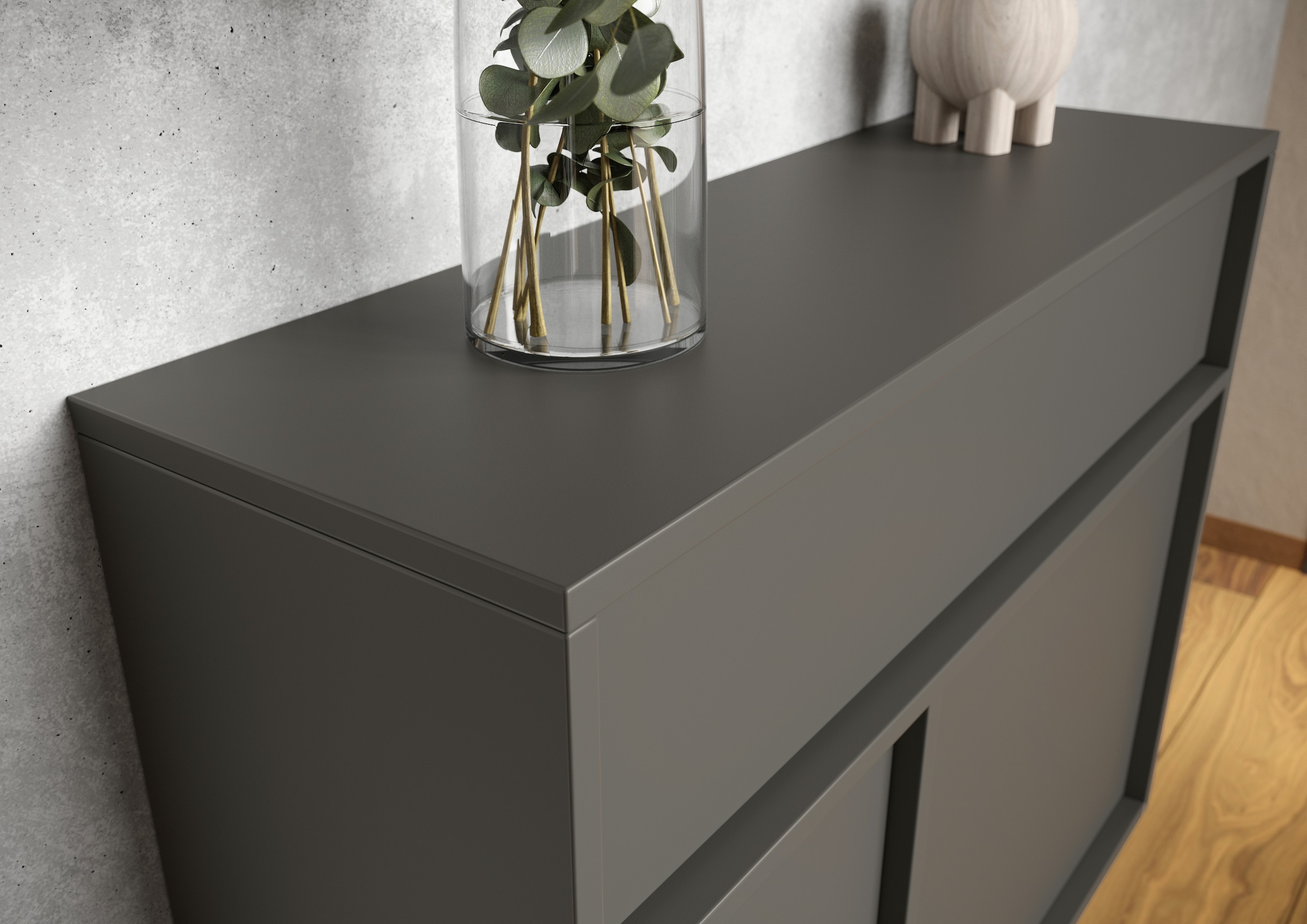 GERMANIA Mehrzweckschrank »Ameca 2.0« stehend und hängend montierbar, moderner Flurschrank, Breite 83 cm