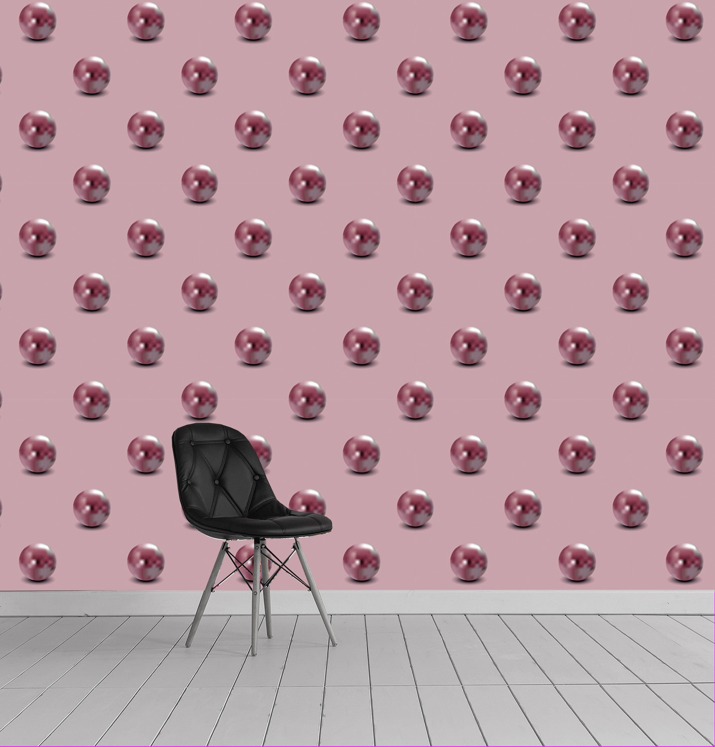 queence Papier peint vinyle »Inoica« Optique 3D | imprimé 90x250cm, selbstklebend, kinderleichte Anbringung, , Sticker