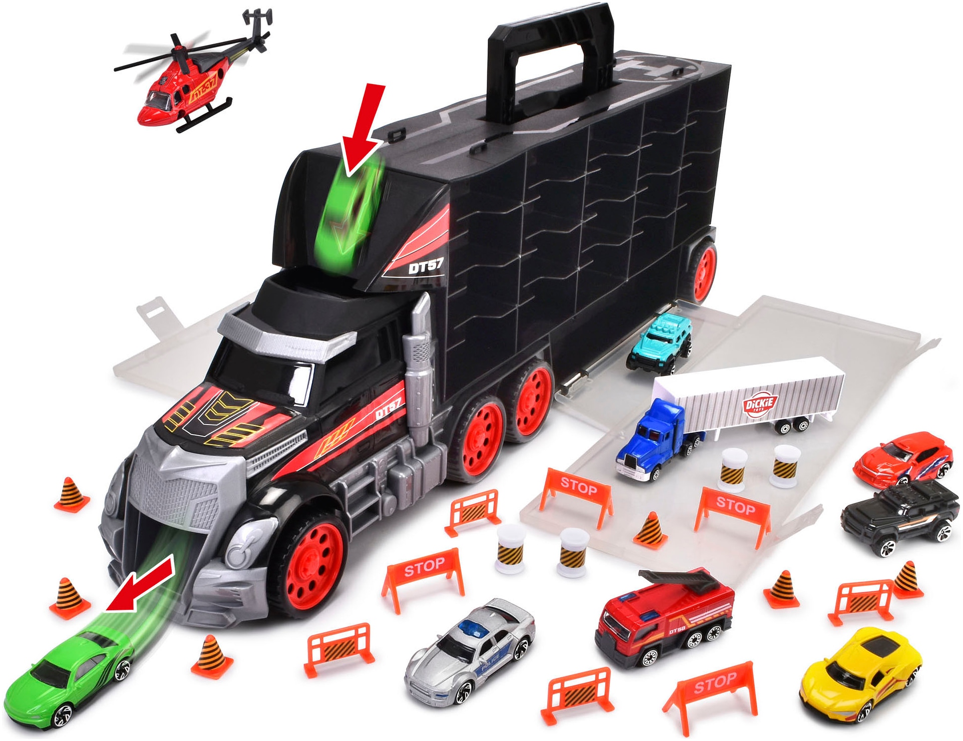 Dickie Toys Camion jouet »Truck Carry Case«