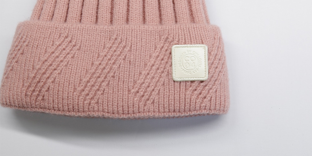 chillouts Bonnet à pompon mit elastischem Bündchen