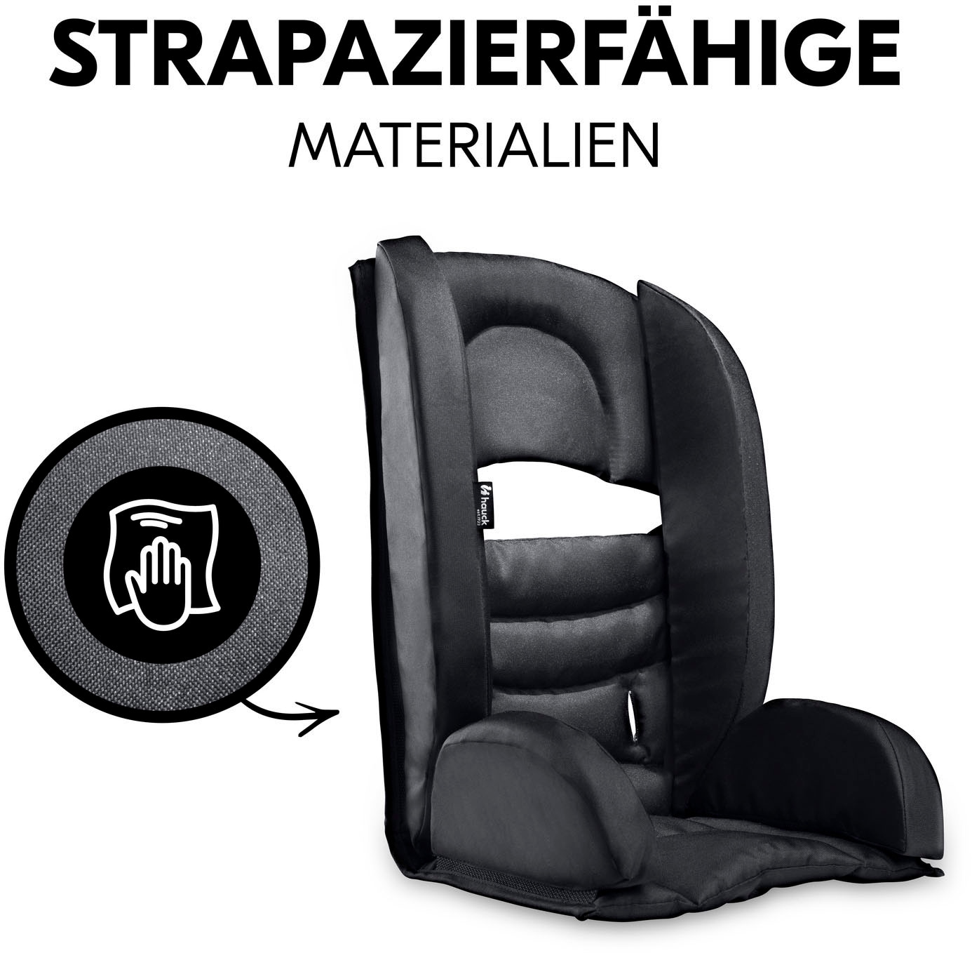 Hauck Sitzverkleinerer »Sitzverkleinerer für Fahrradanhänger, Black« universal