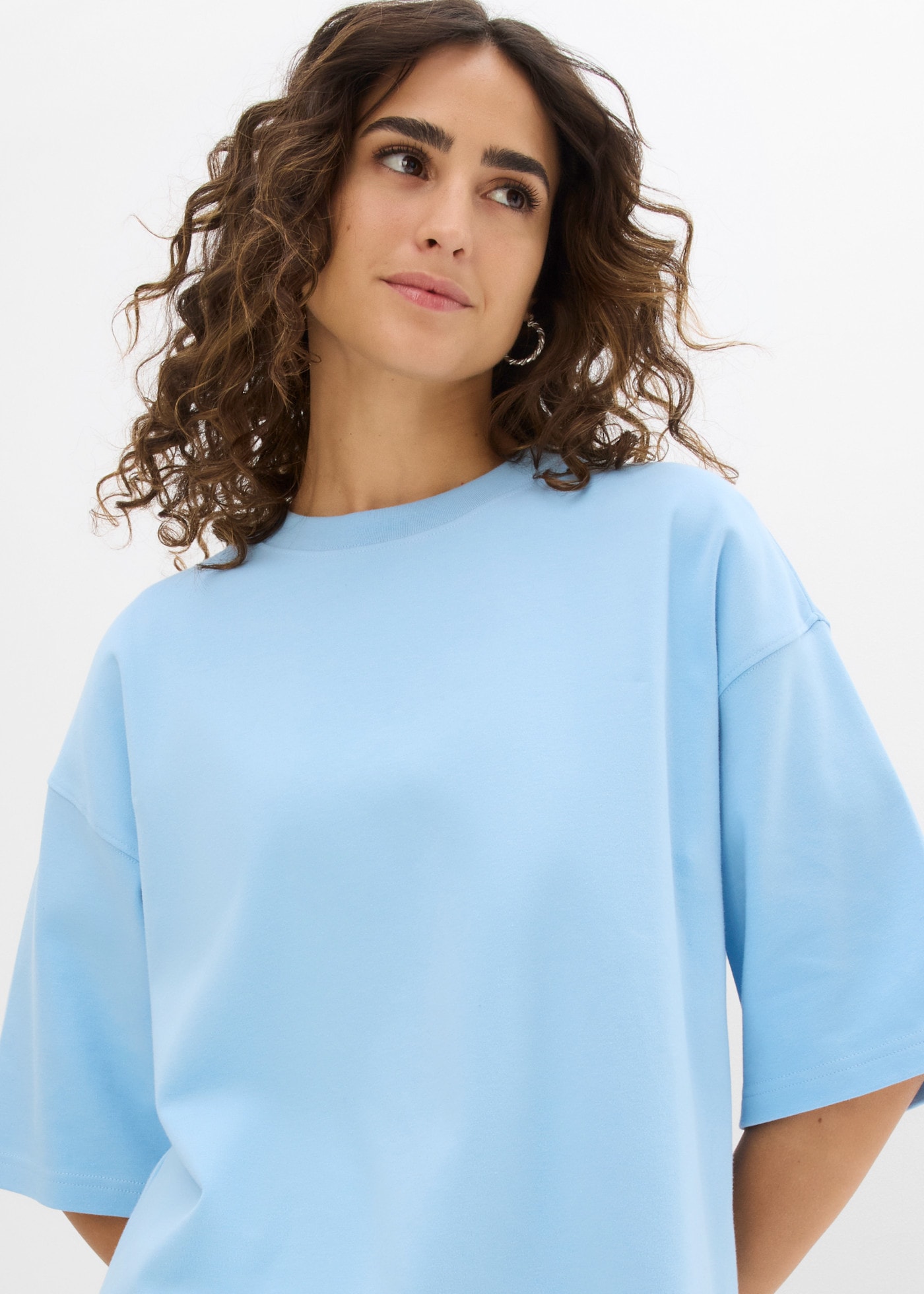 bonprix Oversize-Shirt mit Oversize-Schnitt, aus schwerer Baumwolle, in Grössen bis XXL