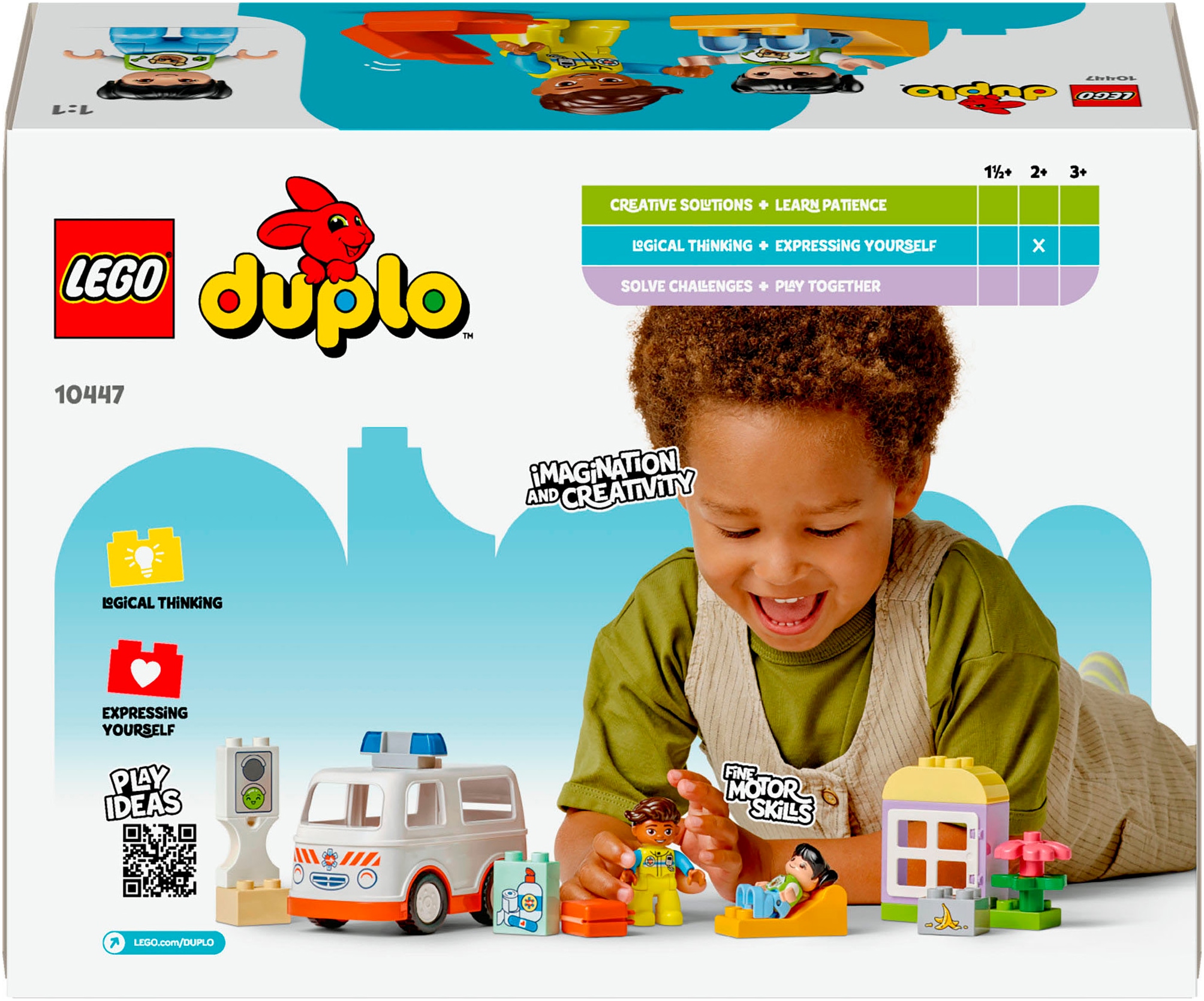 LEGO® Pions de construction »Rettungswagen mit Fahrer (10447), LEGO DUPLO Town« Made in Europe