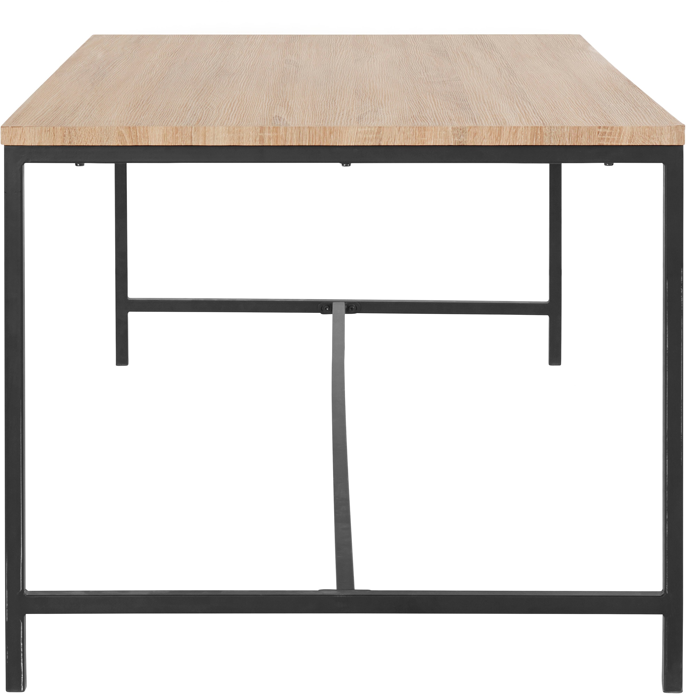 GOODproduct Esstisch »Vadum« 1 Stk. tlg. mit Tischplatte in einer Holzoptik und fühlbare Struktur, Höhe 76 cm