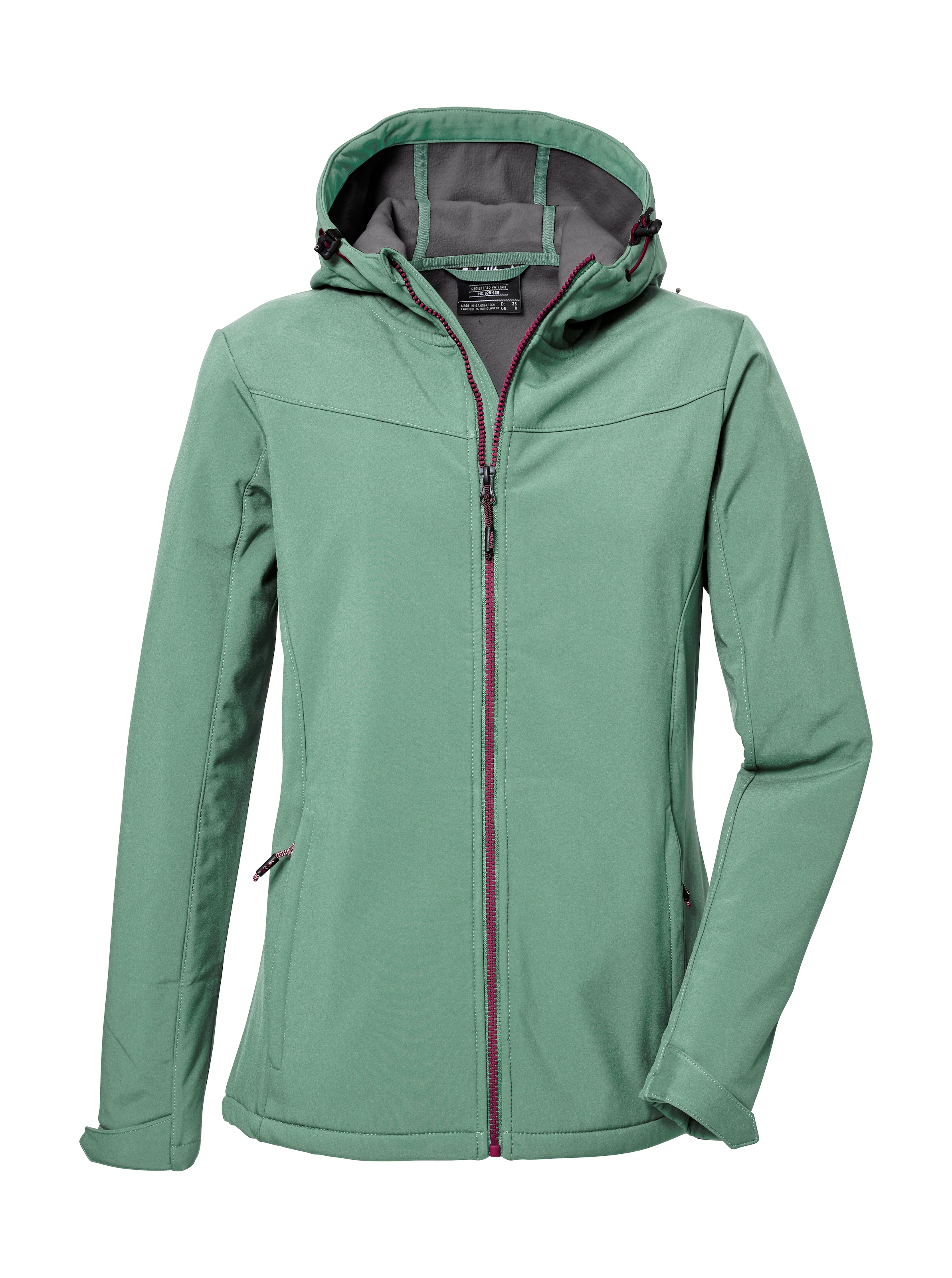 Killtec Veste softshell »KOS 179 WMN SFTSHLL JCKT 2« Wind- und wasserabweisende Damen-Softshelljacke, individuell anpassbar