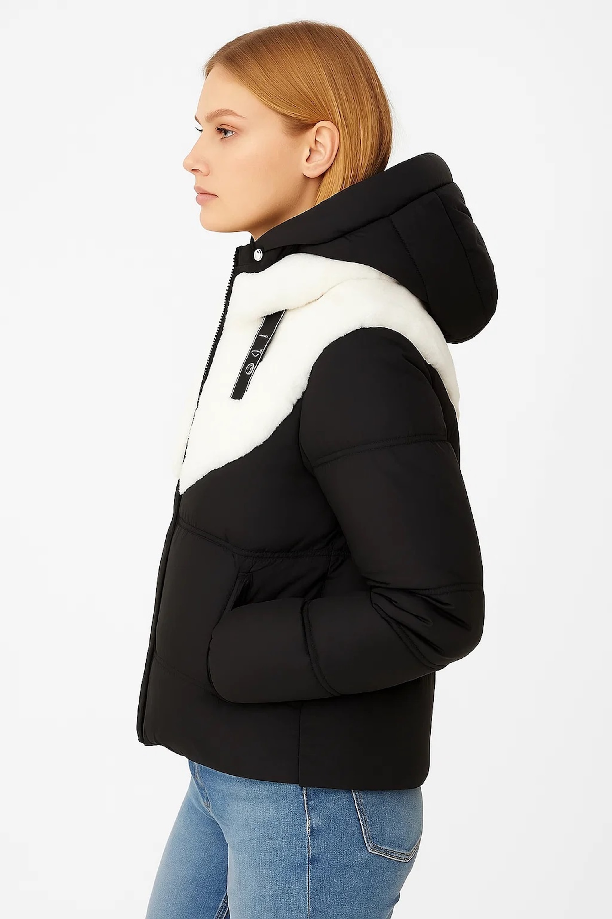LPO Winterjacke »Patricia« Steppjacke mit Webpelz