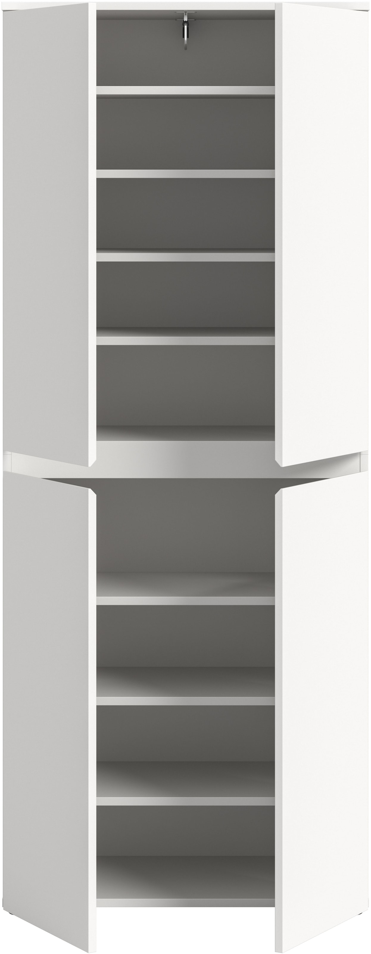 Home affaire Armoire multi-usages »CIPELA, 70x175 cm, viel Stauraum, variable Einlegeböden, Kleiderstange« in vielen verschiedenen Trendfarben verfügbar, 1 cuis tlg. Schuhschrank, Kleiderschrank, Universalschrank, Aktenschrank, Schrank