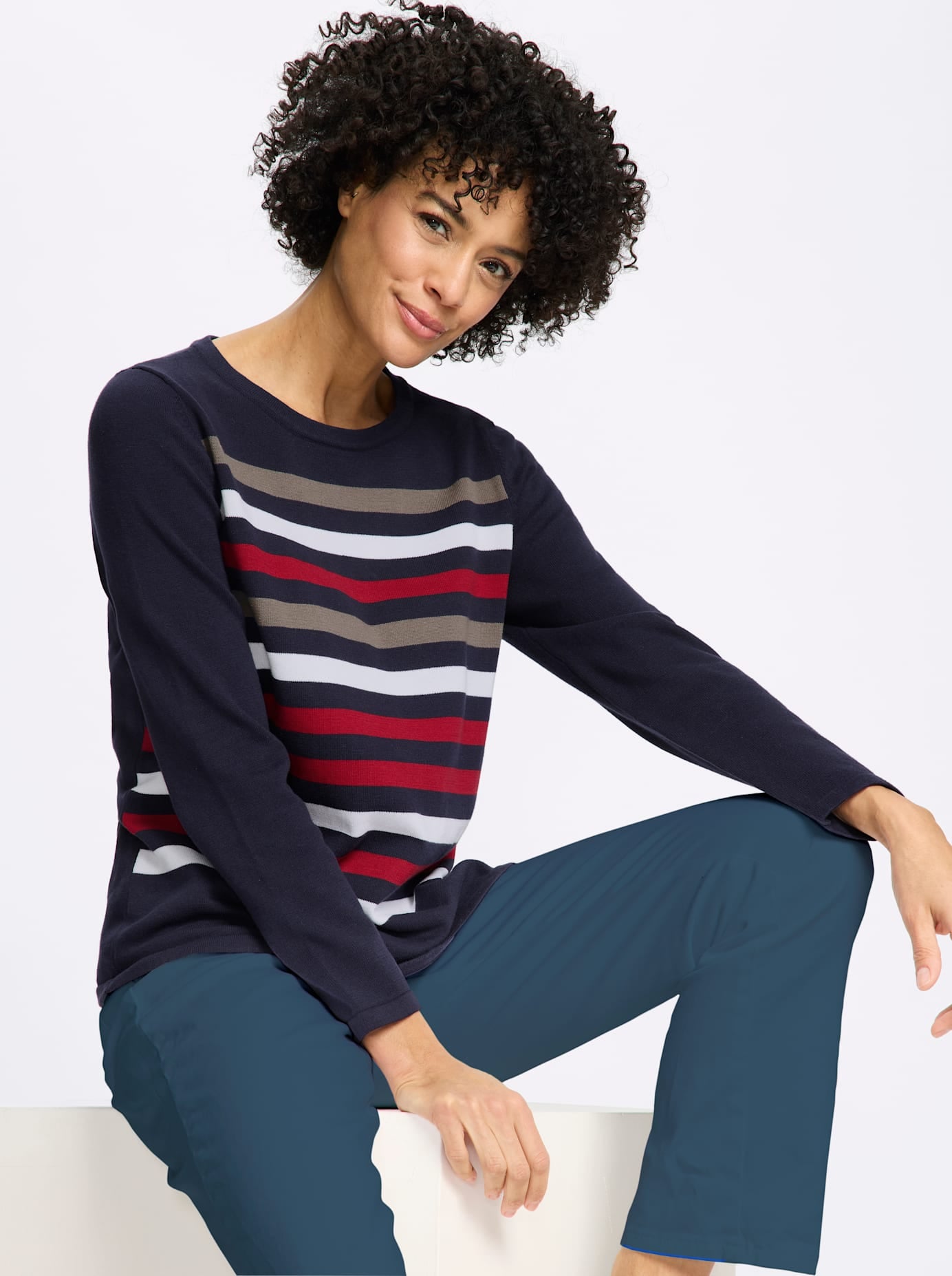 Classic Basics Pull à col rond »Rundhals-Pullover«