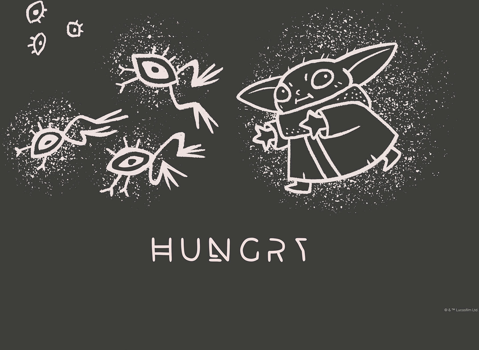 Komar Leinwandbild »The Mandalorian Grogu Snackin' - Grösse 40 x 30 cm« Disney 40 x 30 cm (Breite x Höhe), 1 Stk. tlg. Keilrahmenbild mit Echtholzrahmen, Kinderzimmer