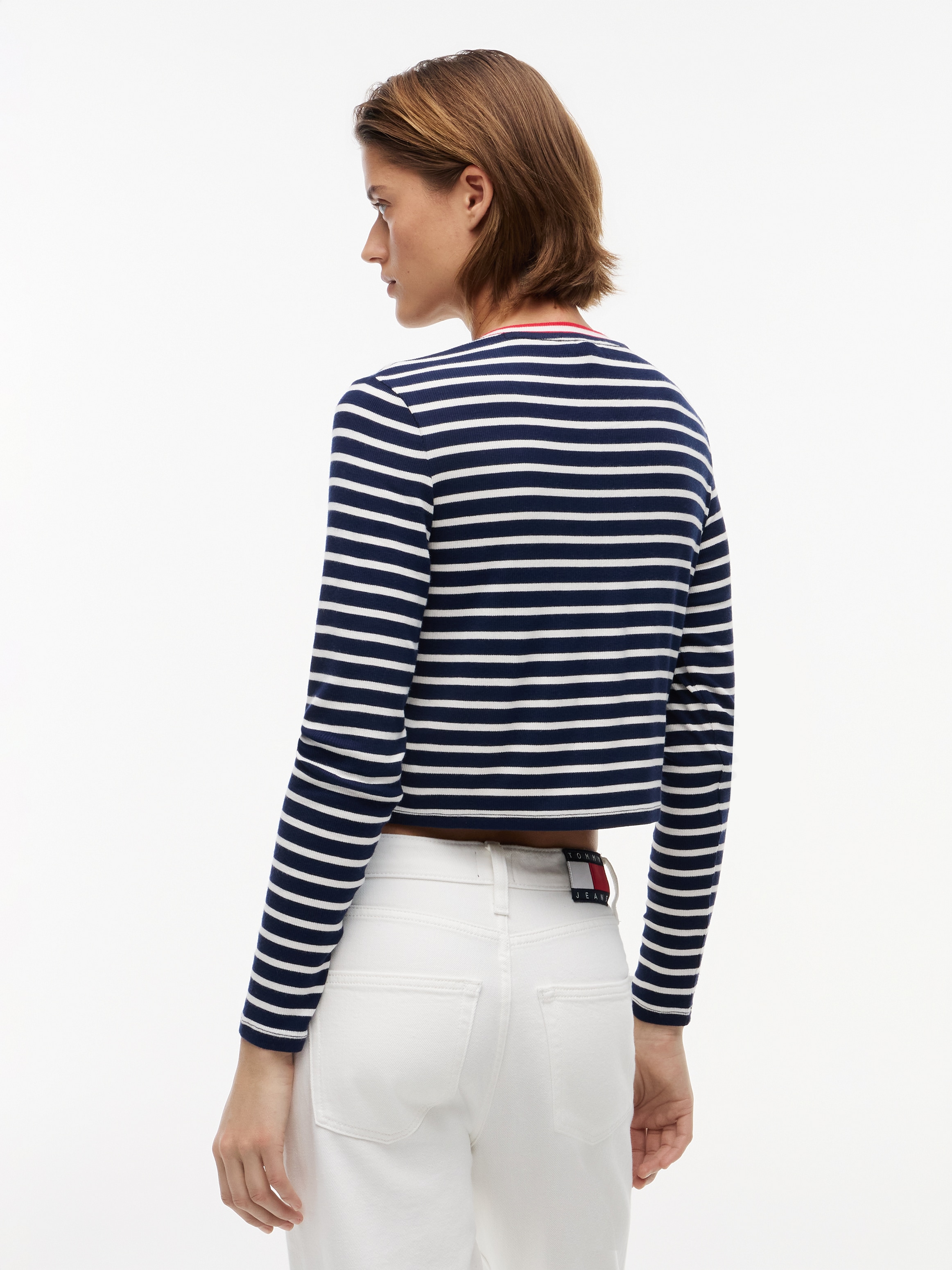 Tommy Jeans Veste chemise »TJW SLIM JERSEY LS CARDIGAN« Viskosemischung, slim fit