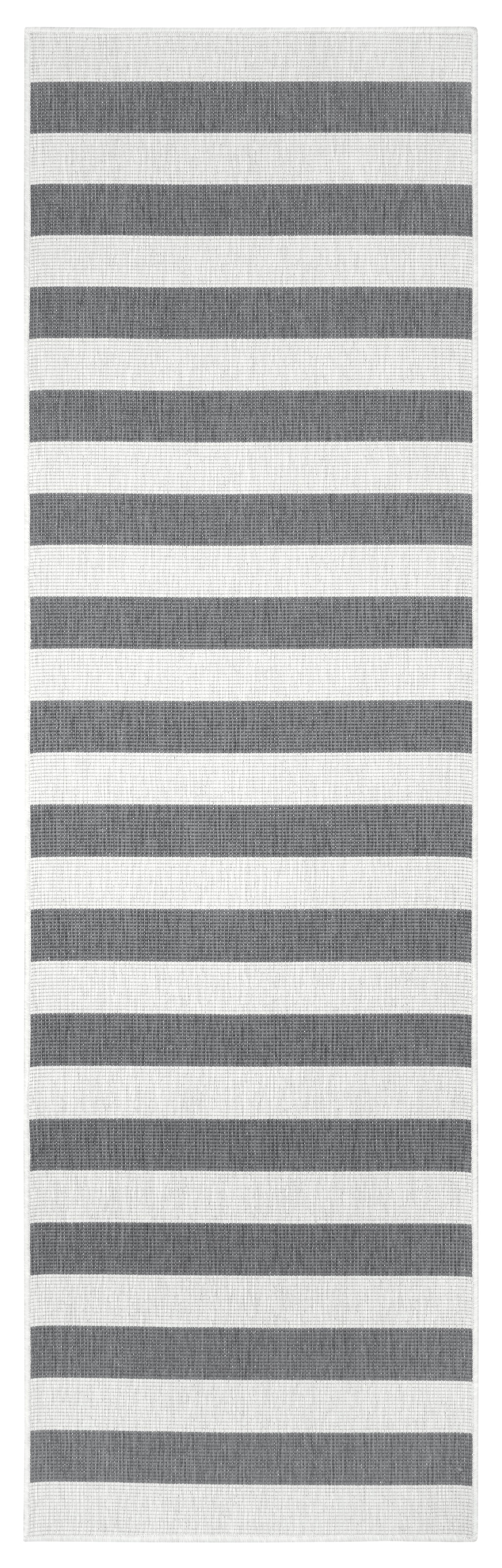 my home Läufer »Alan Wendeteppich« rechteckig 5 mm Höhe Beidseitig nutzbar, Streifen, Scandi, wetterfest, für In- und Outdoor