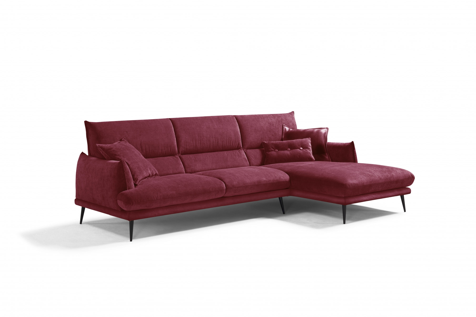 Egoitaliano Canapé d'angle »FUNNY, hochwertiges & aktuelles Design, bequeme Rückenlehne, L-Form« hochwertiger Sitzkomfort, L-Form