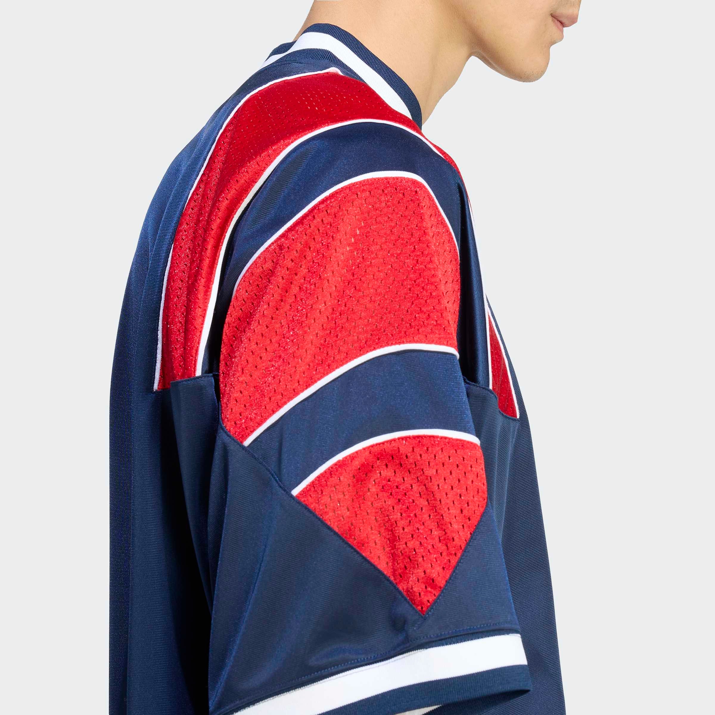 adidas Originals T-Shirt »JSY« für Erwachsene, mit V-Ausschnitt, ohne Verschluss, aus Polyester