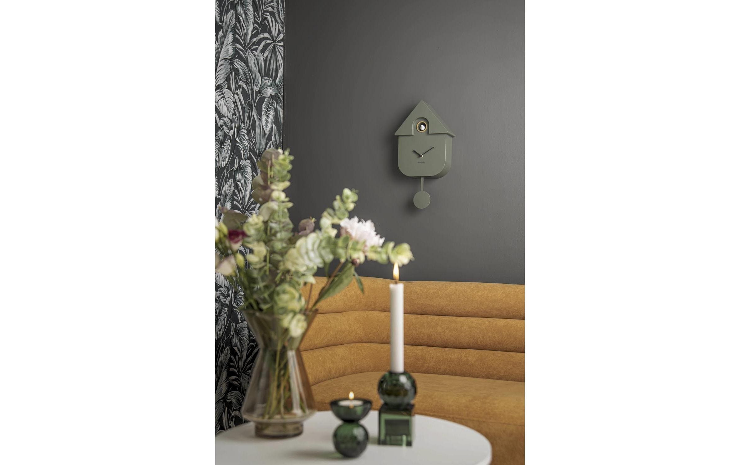 Karlsson Wanduhr »Wanduhr Kuckuck, Grün«