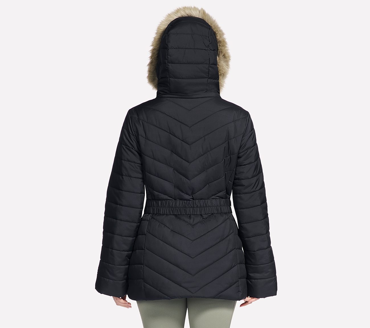Skechers Veste d'hiver »ON-THE-GO BELTED PARKA« mit Kapuze