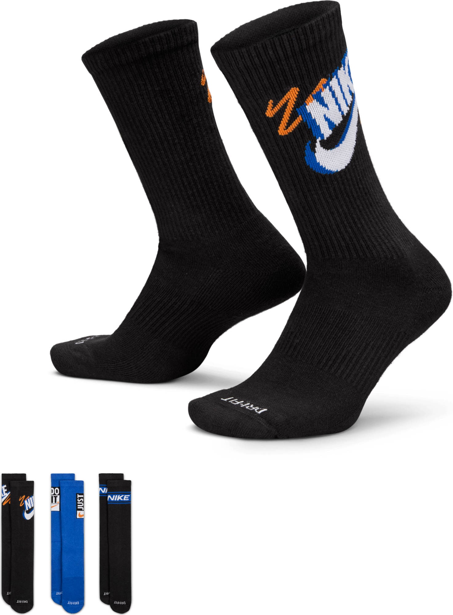 Nike Sportswear Funktionssocken »U NK ED PLS CRW 3PR LFESTL 144«