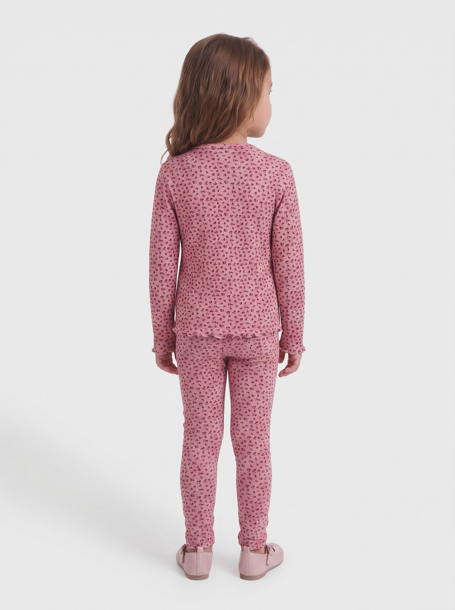 KIDS ONLY T-shirt à manches longues »KMGTRINNY AOP LS O-NCK TOP JRS NOOS« mélange de coton, ajusté