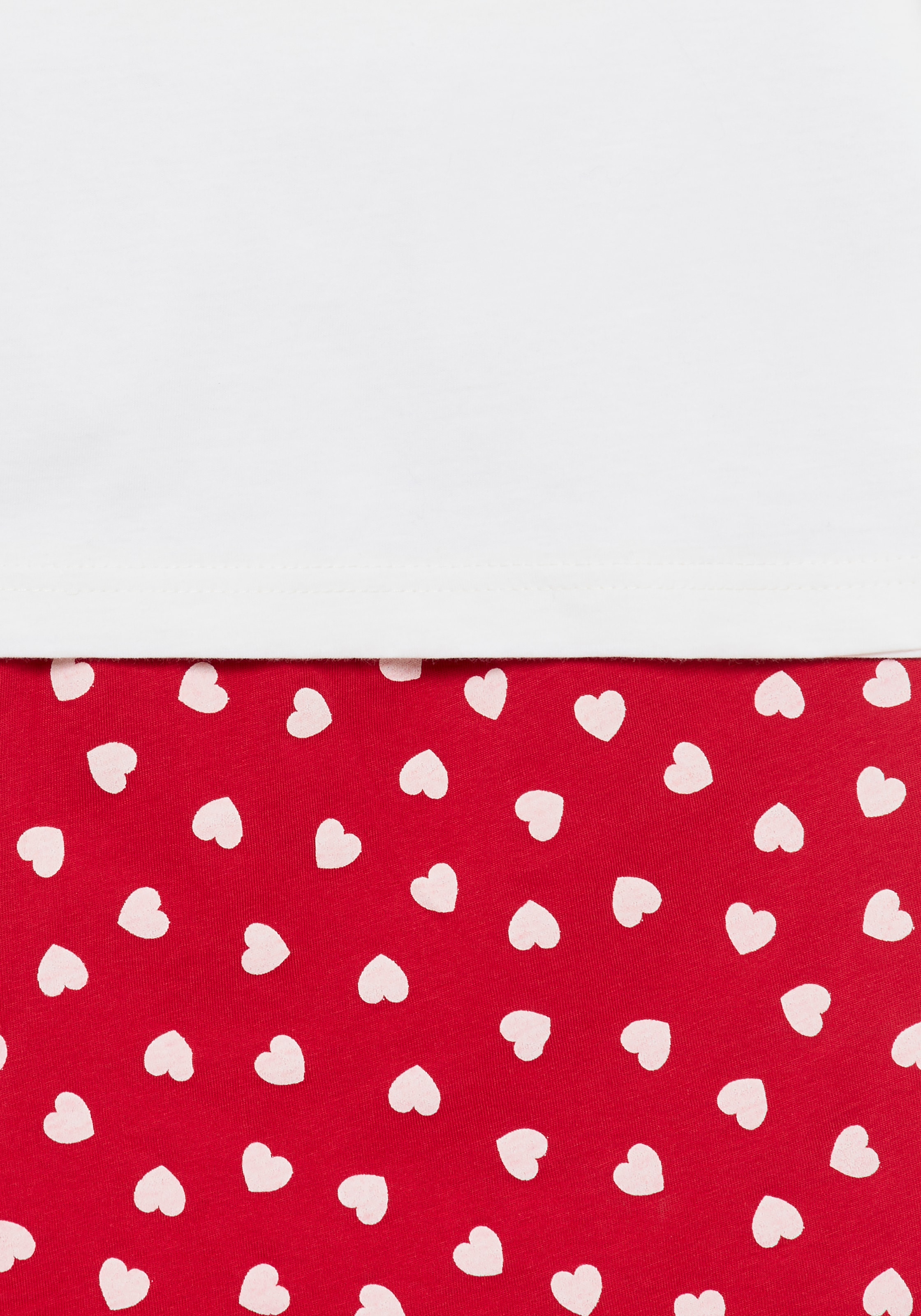 Vivance Dreams Shorty Ensemble, 2 mit süssem Herzprint auf der Brust