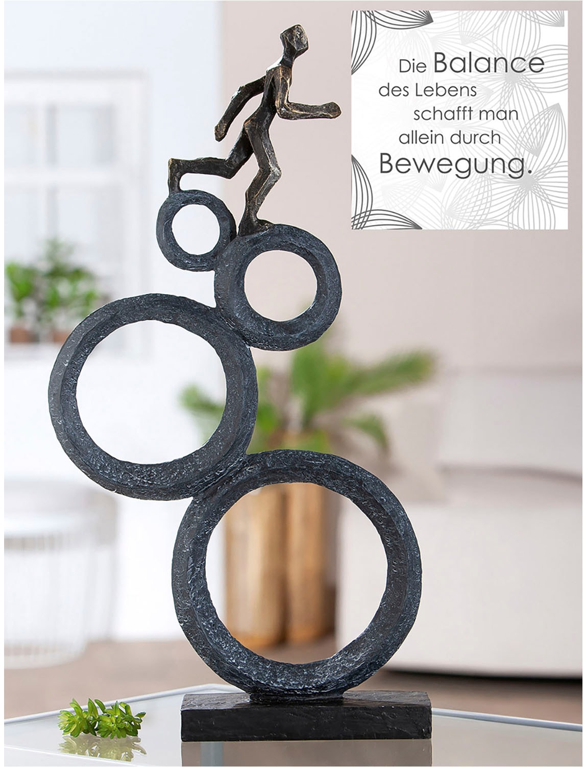 Casablanca by Gilde Dekofigur »Skulptur Running on Rings«