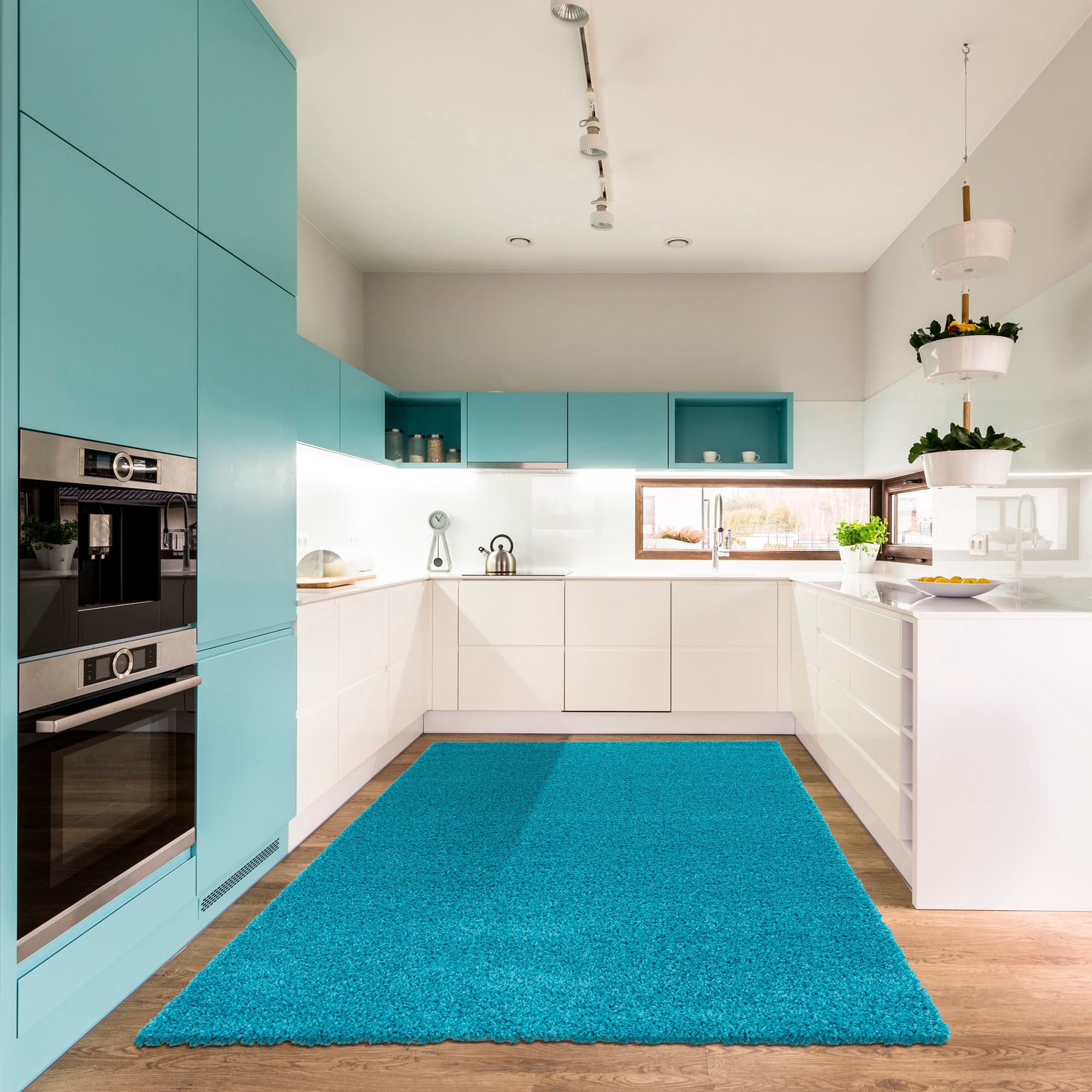 Sanat Tapis à poils longs »LOCA« Rectangulaire 30 mm Höhe Wohnzimmer, Langflor, Shaggy, Schlafzimmer