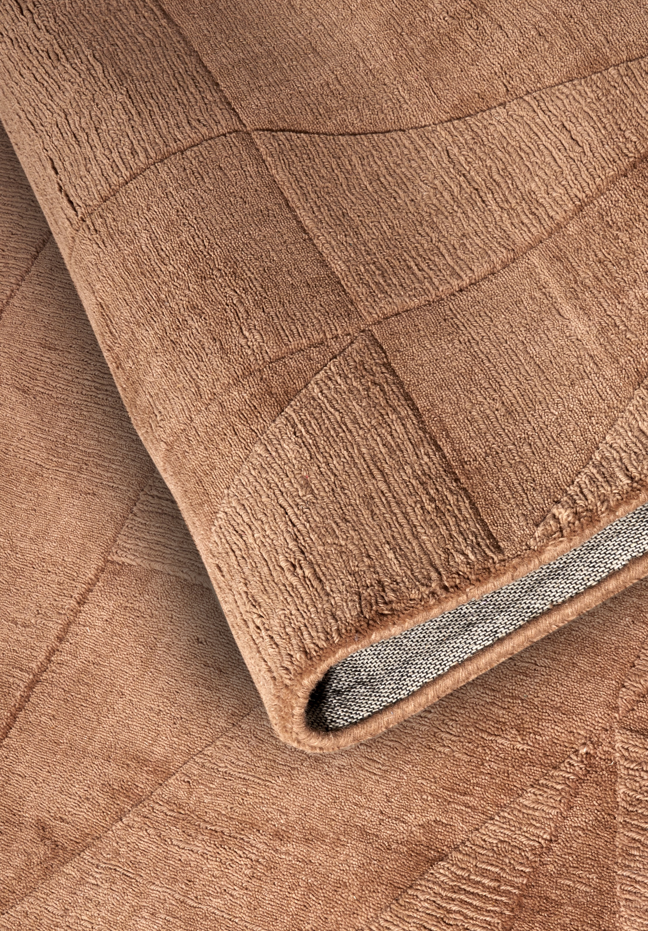 Villeroy & Boch Tapis en laine »Ursule« Rectangulaire 10 mm Höhe Läufer, handgewebt, Wolle, Natur, Wohnzimmer, Geometrie, Boho