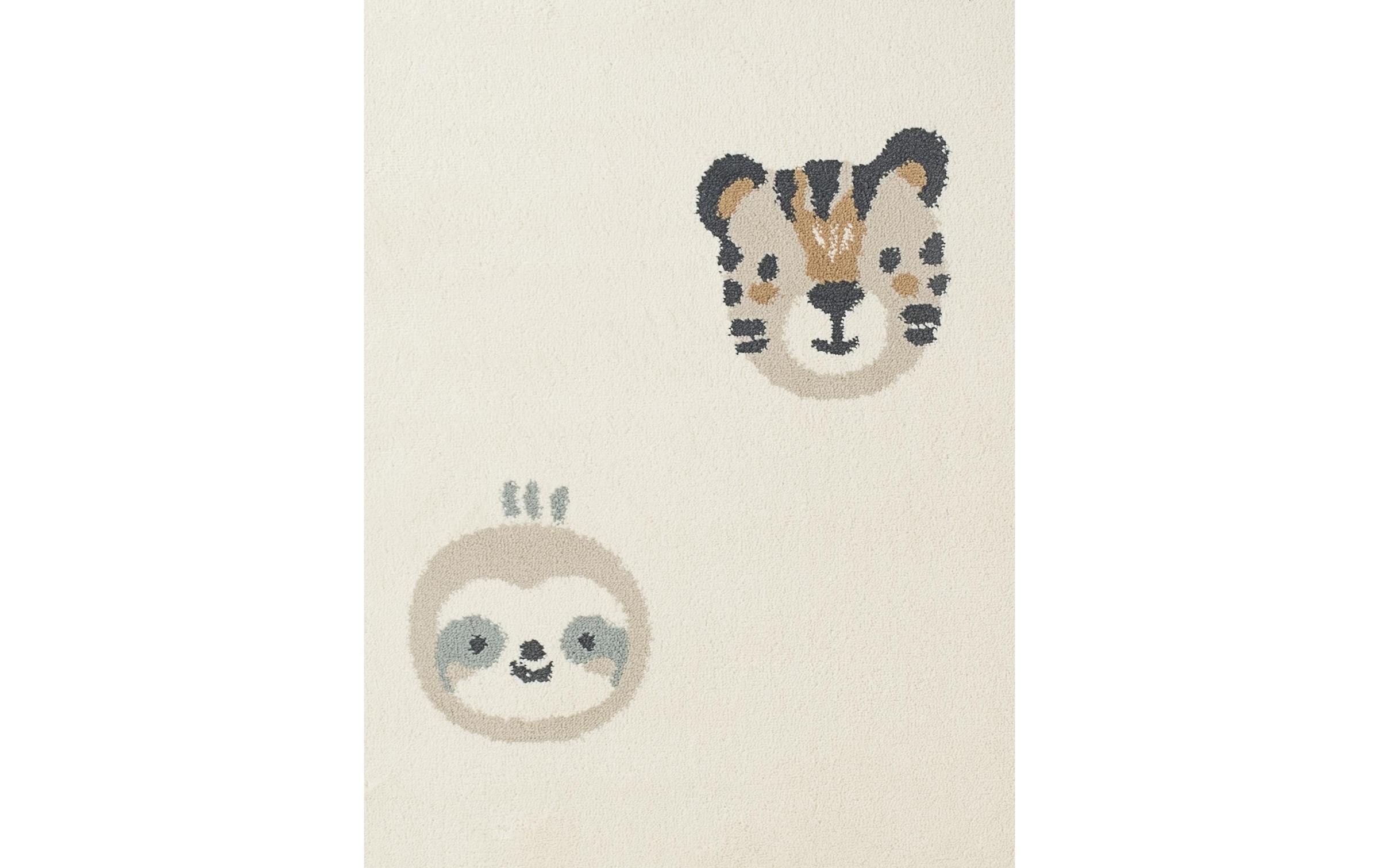 HANSE Home Tapis pour enfants »Tiny Zoo« Rectangulaire 10 mm Höhe Pflegeleicht, Weich, Kinderzimmer, Spielteppich, Spielunterlage
