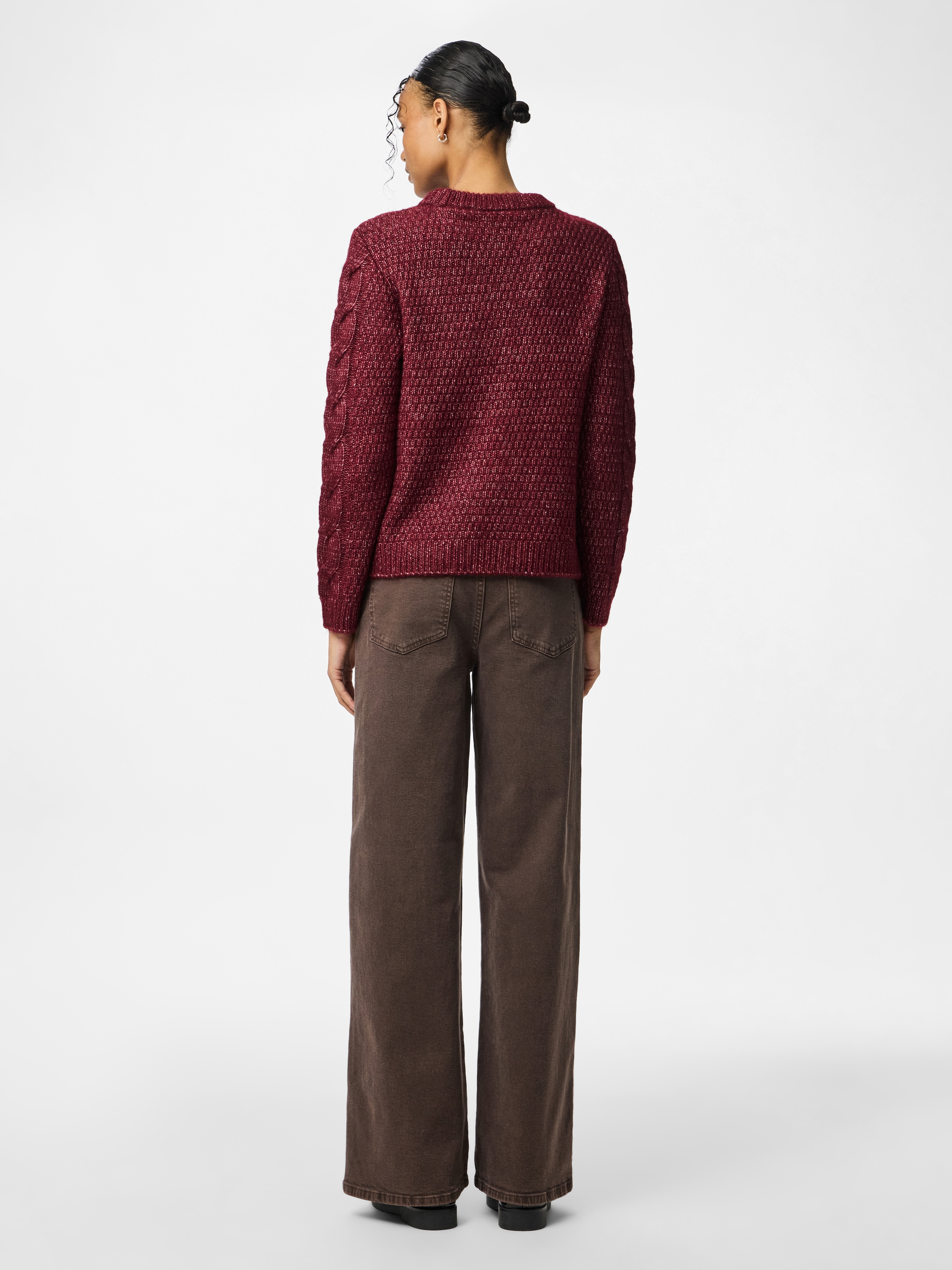 pieces Pull en tricot »PCNINA LS O-NECK KNIT NOOS BC«