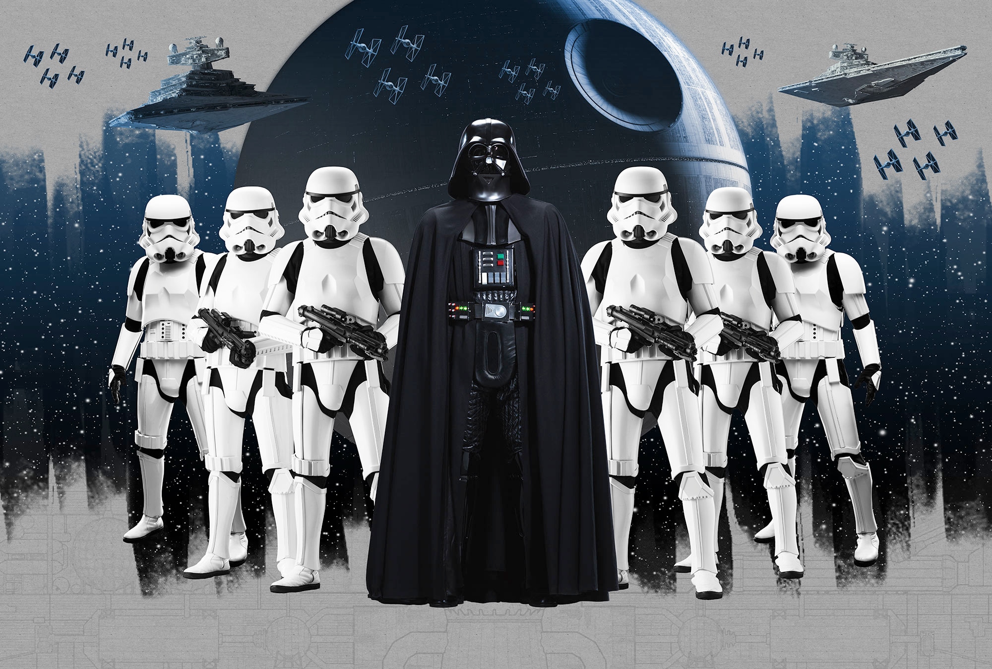 Komar Papier peint photo »Vlies Fototapete - STAR WARS The Dark Side - Grösse 368 x 248 cm« Motif | imprimé