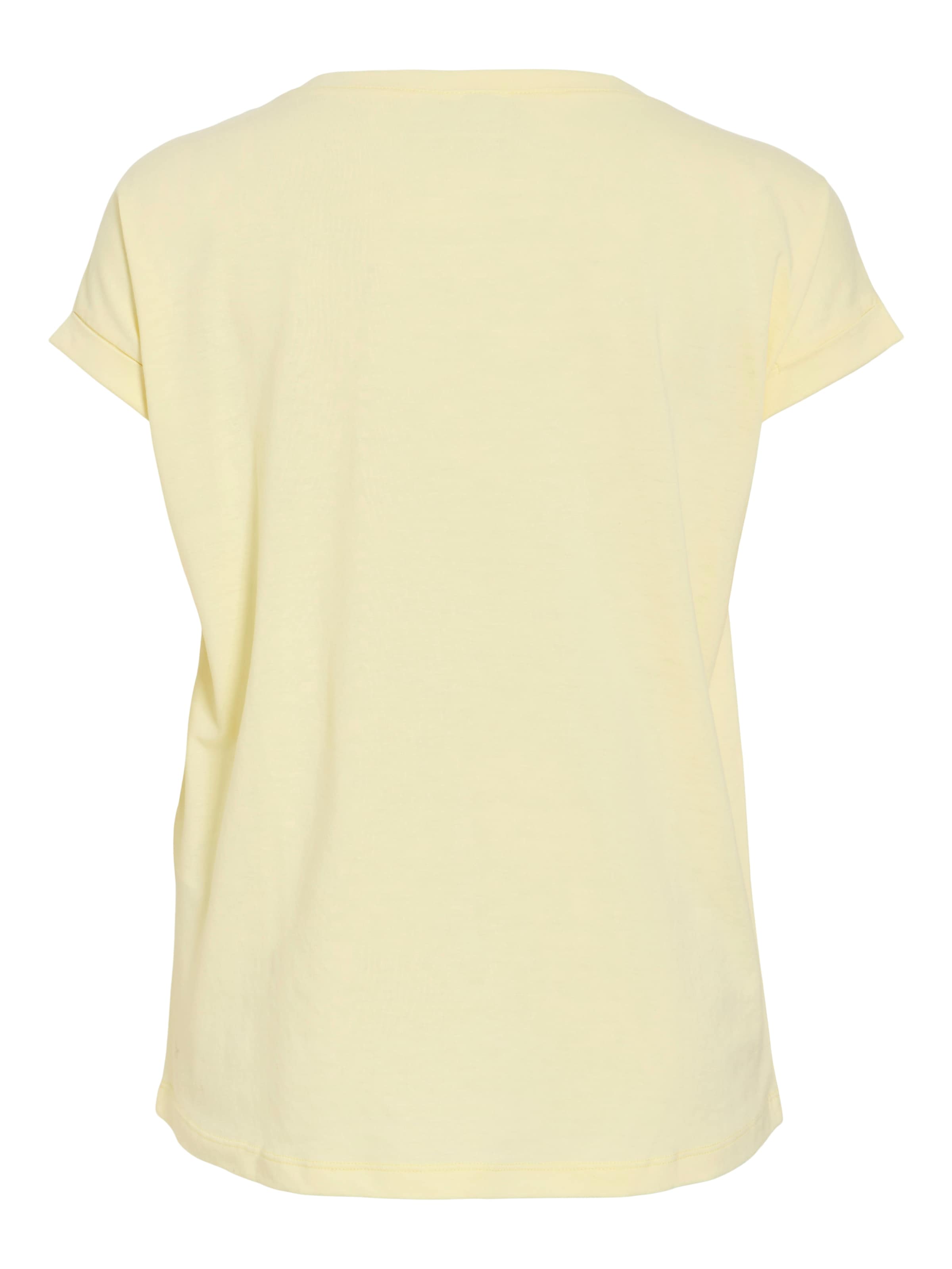 Vila Shirt à col rond »VIDREAMERS NEW PURE T-SHIRT/SU-NOOS« Baumwollmischung, regular fit