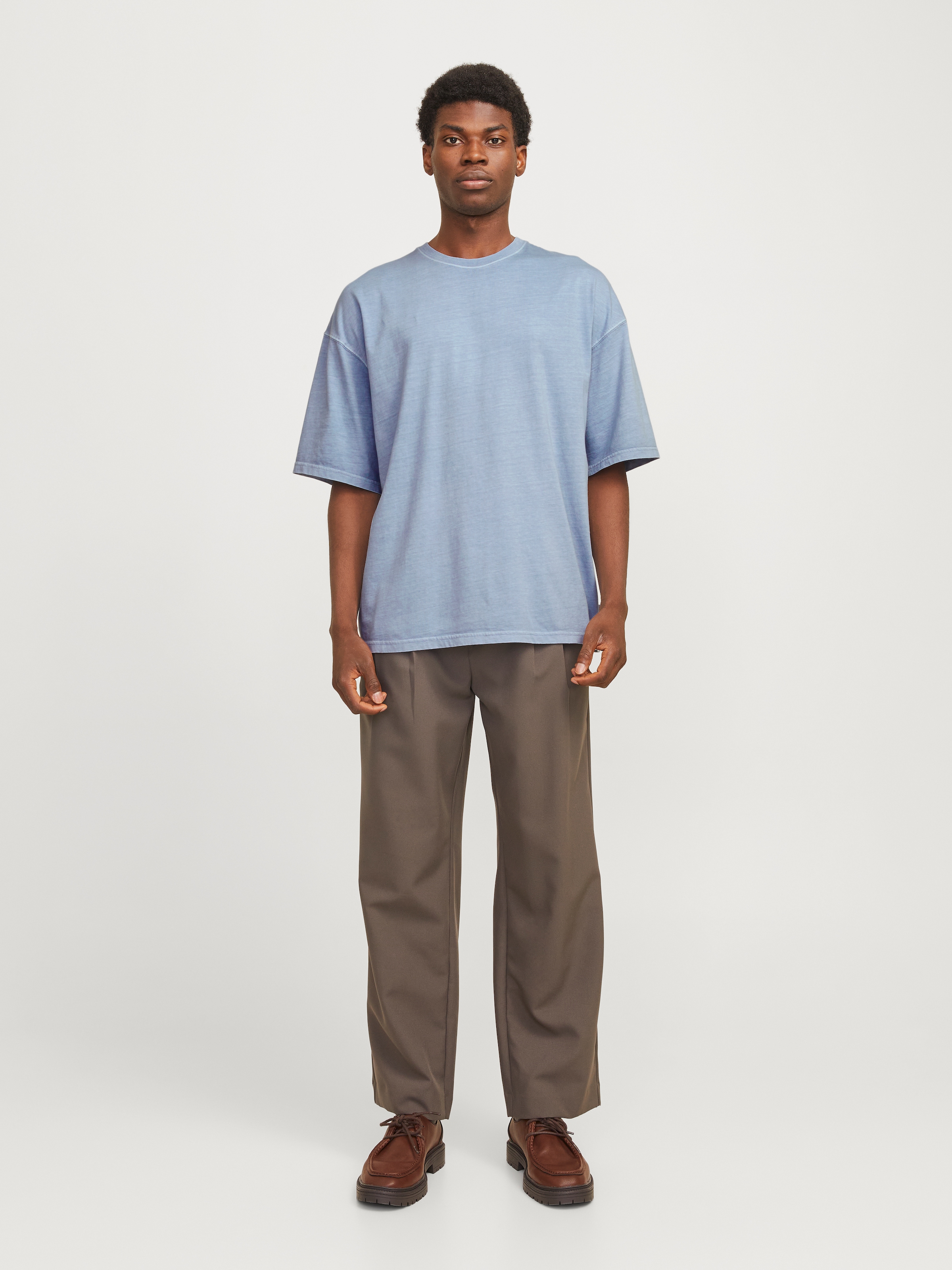 Jack & Jones Rundhalsshirt »JJECHARGE FADED TEE O-NECK NOOS« mit Rundhalsausschnitt