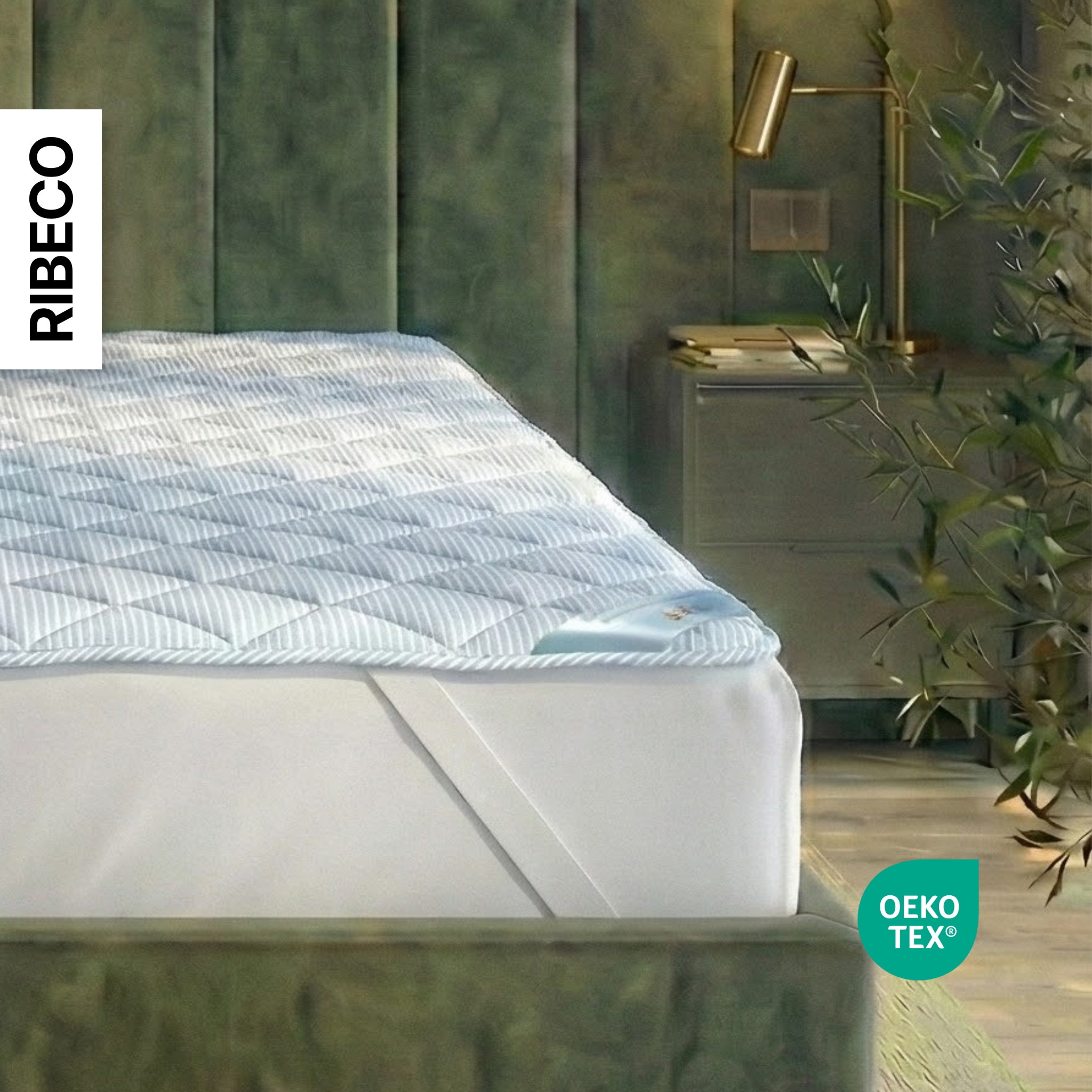 RIBECO Matratzenauflage »Top Cool, Auflage 90x200 cm, 120x200 cm, 180x200 cm, wendbar« Matratzenschoner, mit über 1.400 positiven Kundenbewertungen!