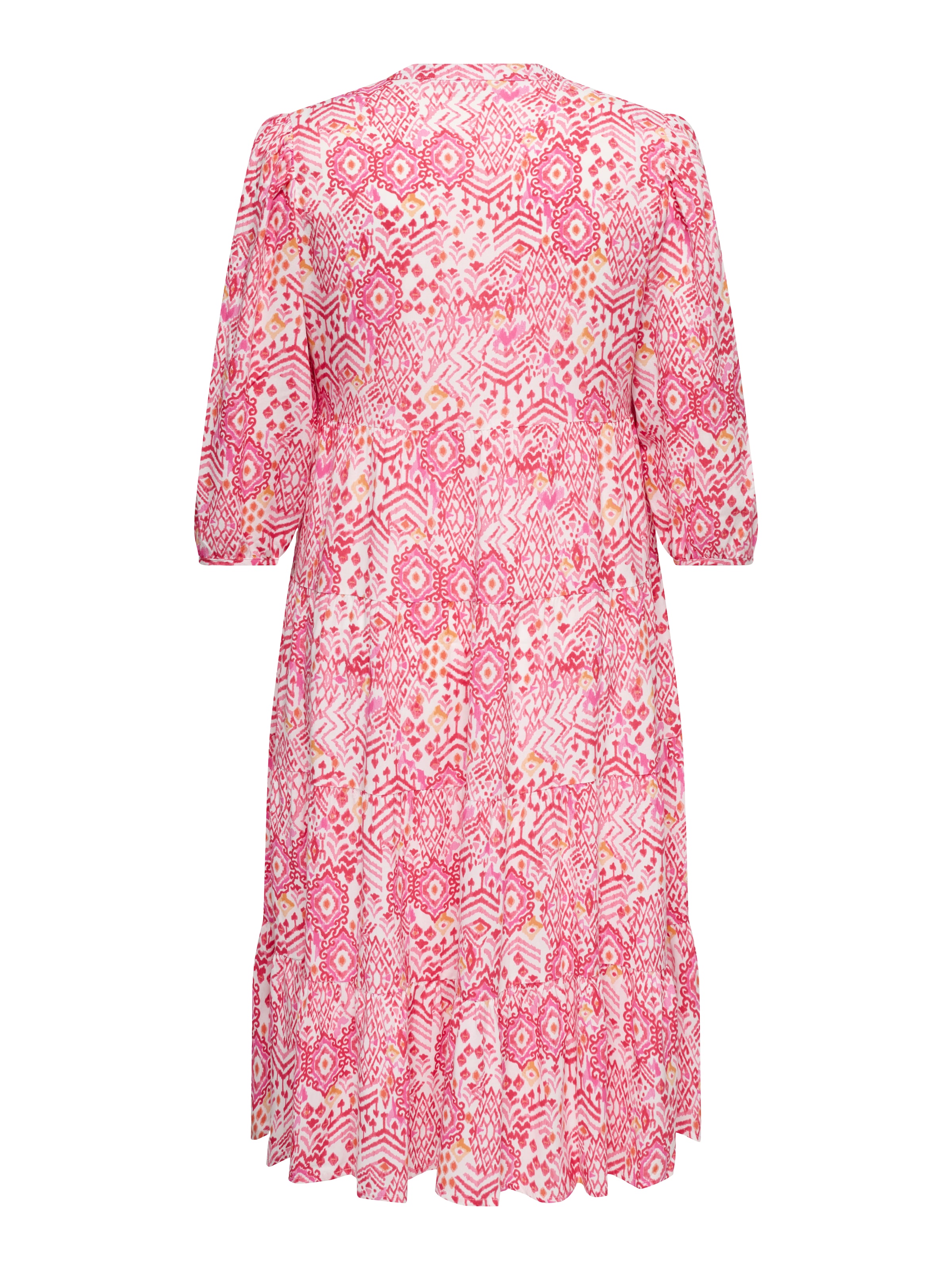 ONLY CARMAKOMA Tunikakleid »CARMILANA 3/4 DRESS WVN NOOS« Sommerkleid