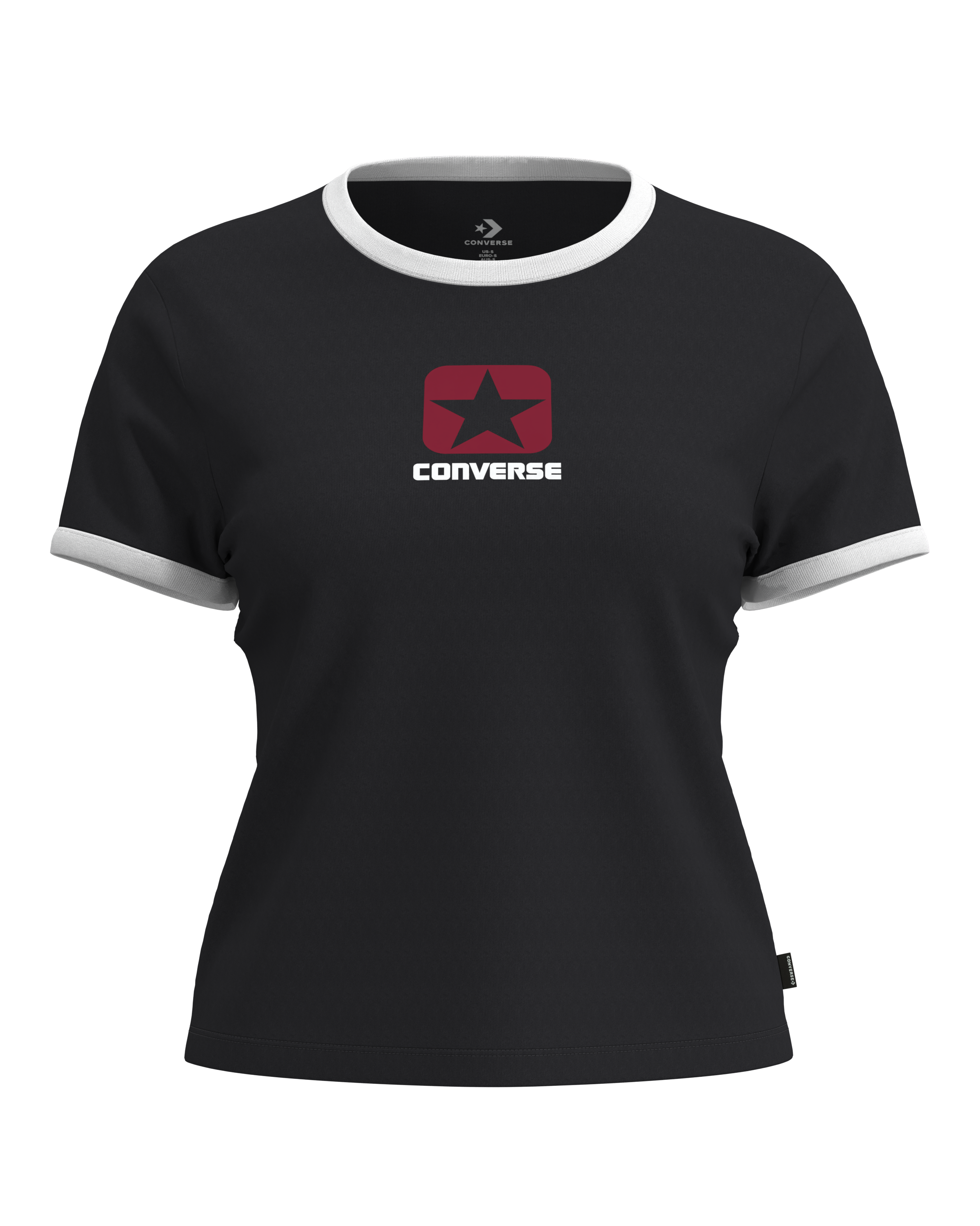 Converse T-Shirt »RETRO BOX STAR TEE« Kurzarm, aus Baumwolle, sportlicher Schnitt