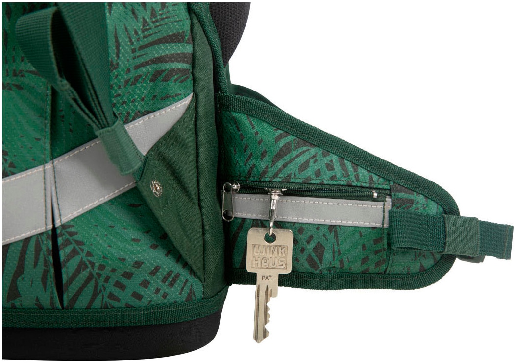 SCHOOL-MOOD® Schulranzen »Champion Maxx Pro« retroreflektierende Flächen mit LED-Patchy