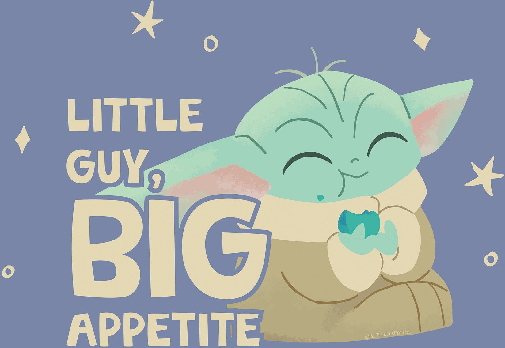 Komar Leinwandbild »The Mandalorian Little Grogu Appetite - Grösse 30 x 30 cm« Disney 30 x 30 cm (Breite x Höhe), 1 Stk. tlg. Keilrahmenbild mit Echtholzrahmen, Kinderzimmer