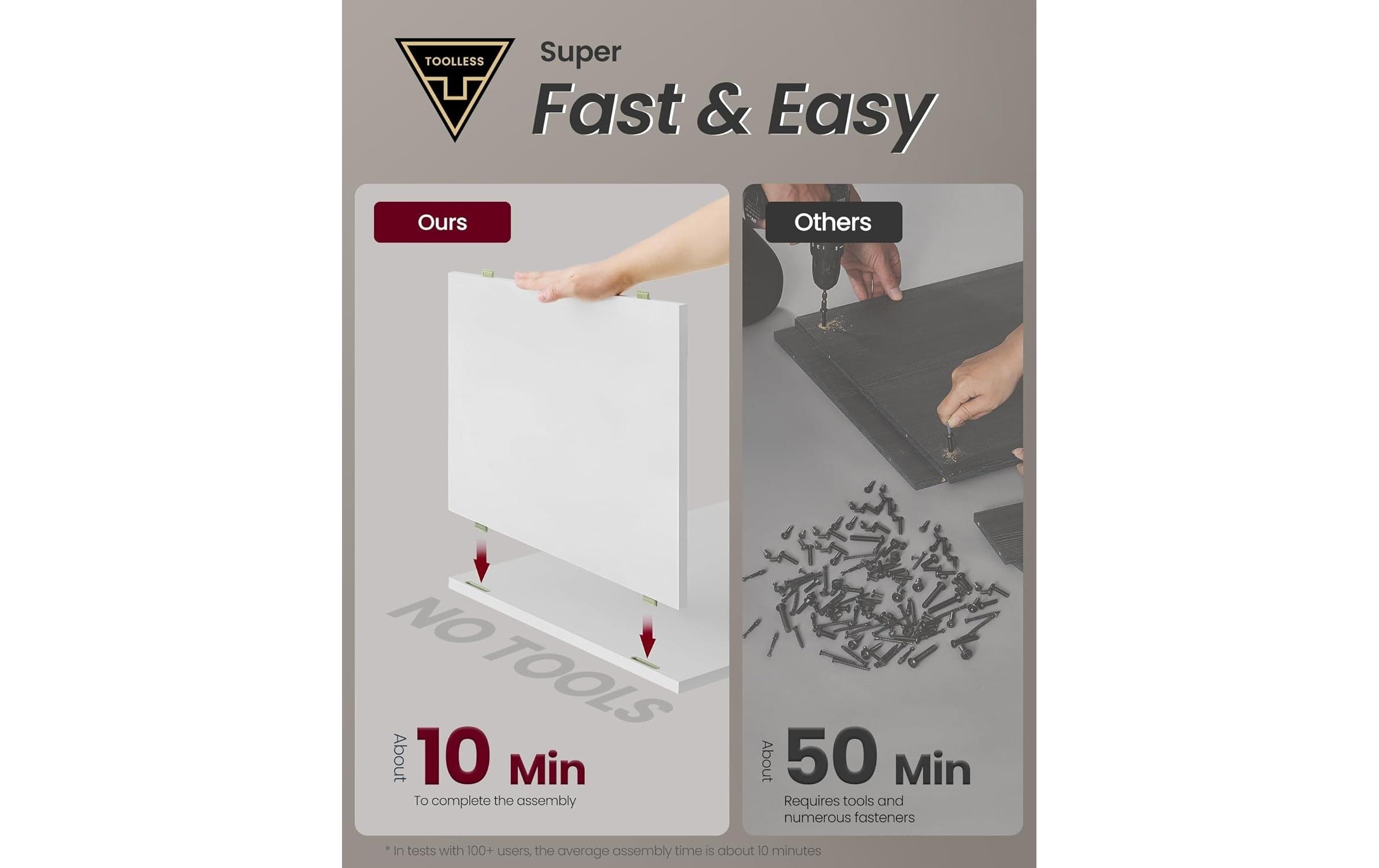 SONGMICS Nachttisch »mit 3 Schubladen 45 x 58.7 cm«