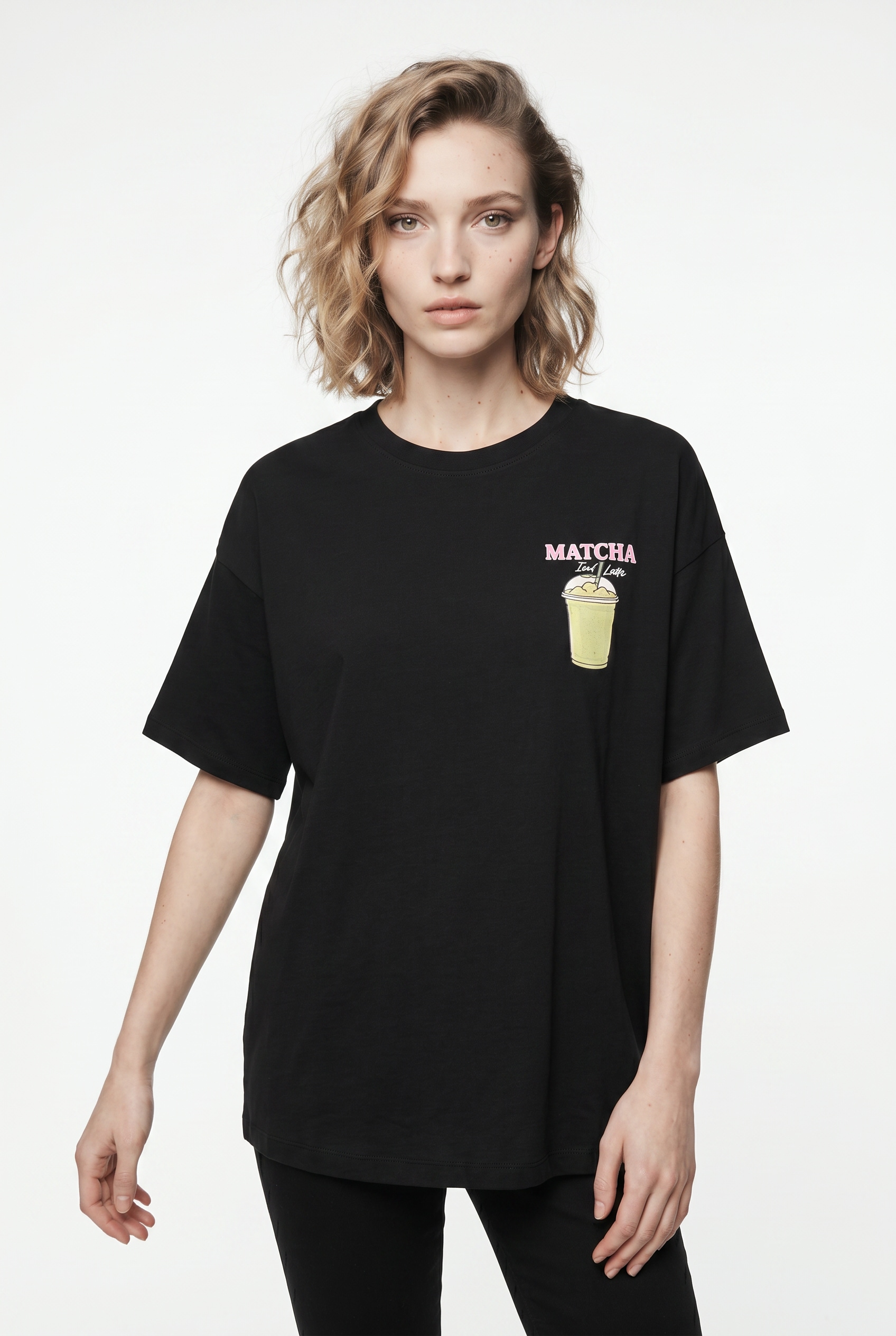 ONLY T-shirt à manches courtes »ONLRITA S/S PRINTED TEE CS JRS« coton, coupe loose, col rond