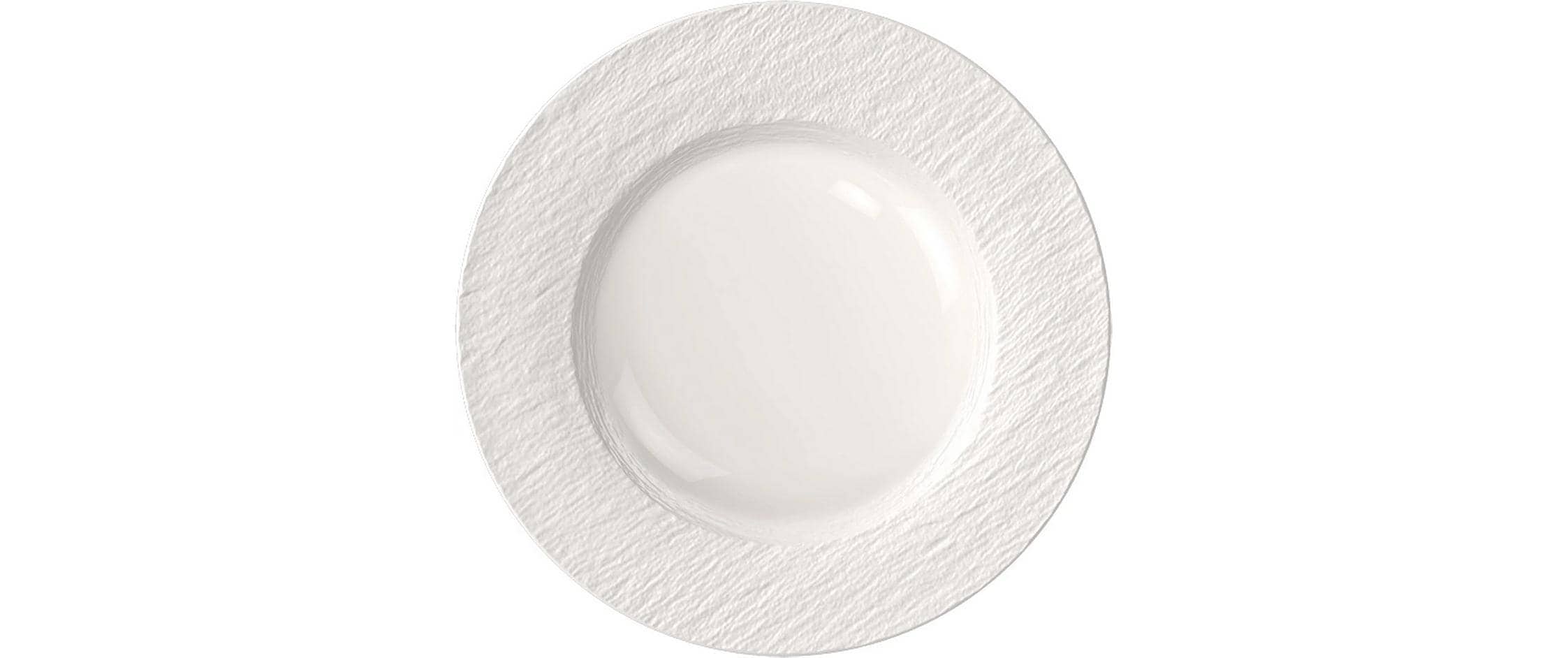 Villeroy & Boch Speiseteller »Manufacture Ice 6 Stück« Moderner Speiseteller aus Premium-Porzellan