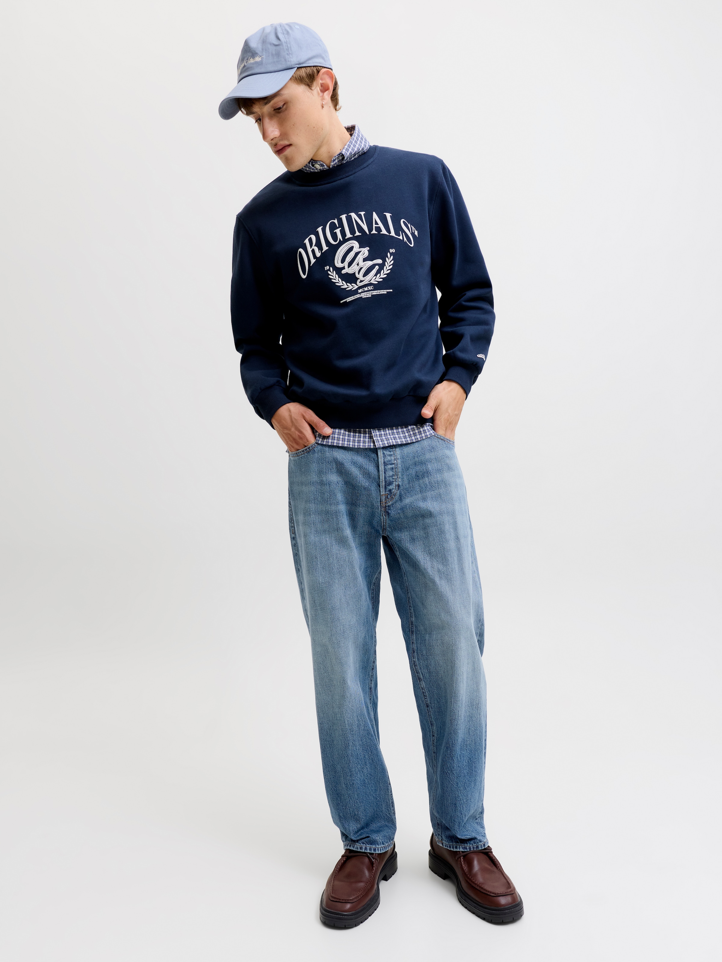 Jack & Jones »JJIEDDIE JJORIGINAL SQ« Baumwolle, loose fit