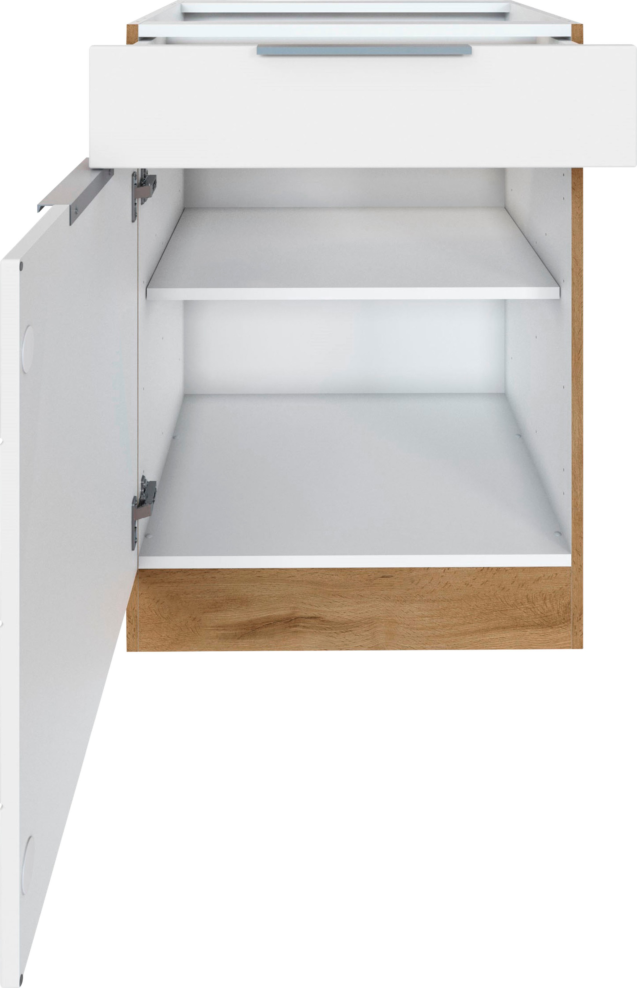 KOCHSTATION Armoire basse »KS-Luhe« 60 cm de large, façades MDF de haute qualité avec lisse horizontale