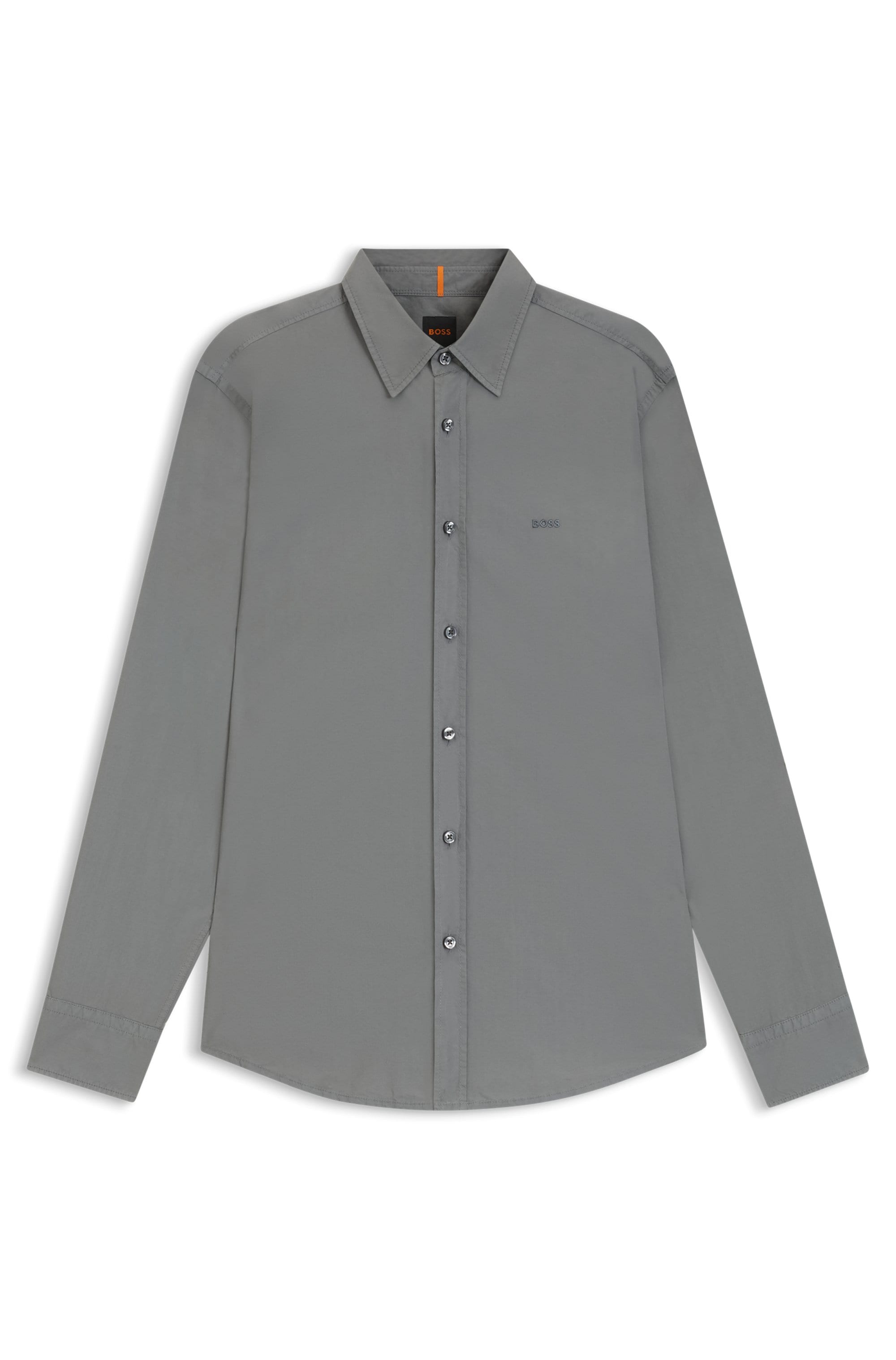 BOSS ORANGE Chemise à manches longues »Relegant« mit BOSS Stickerei