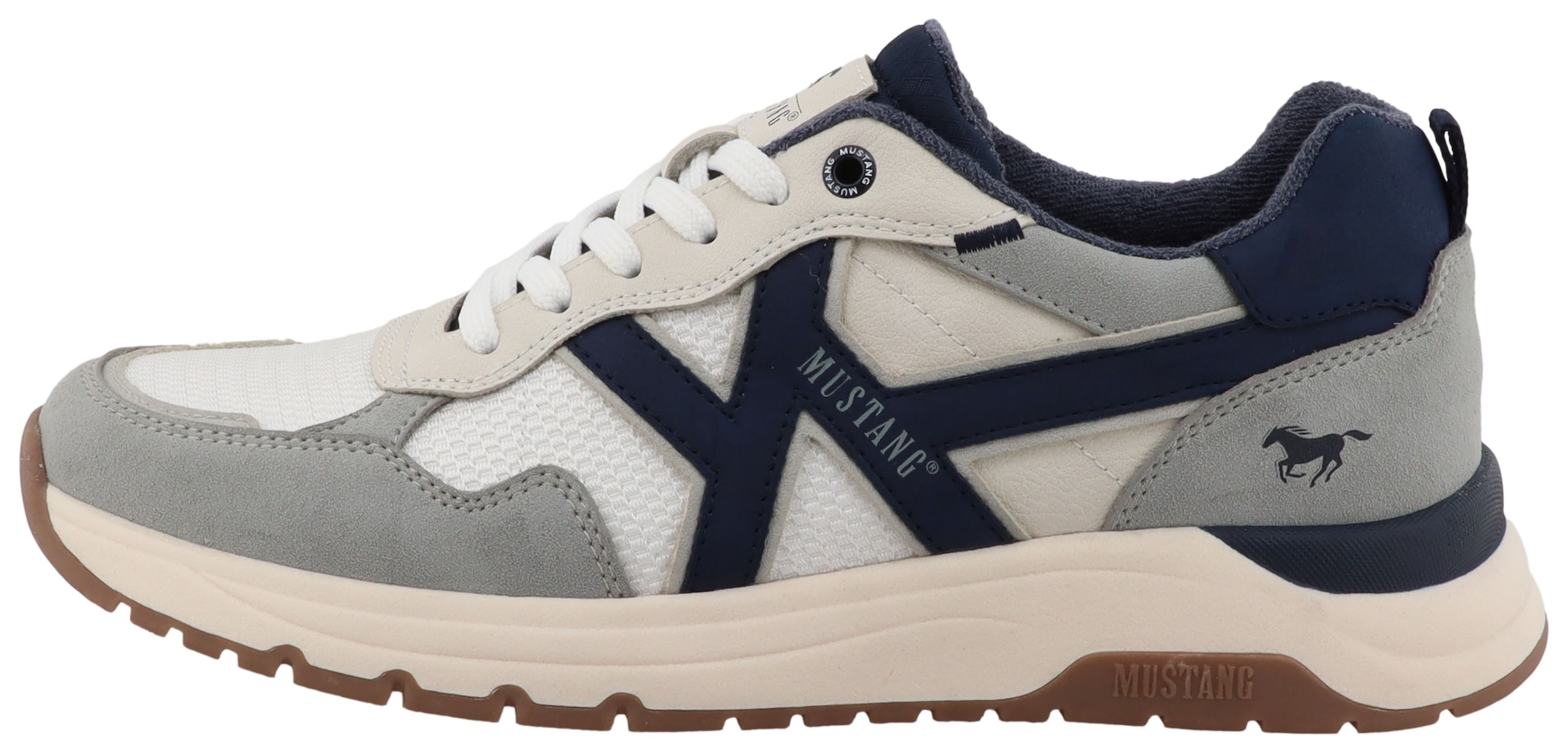 Mustang Shoes Sneakers »Giacinto«  Chaussure de loisirs, chaussure basse, chaussure à lacets au look contrasté tendance