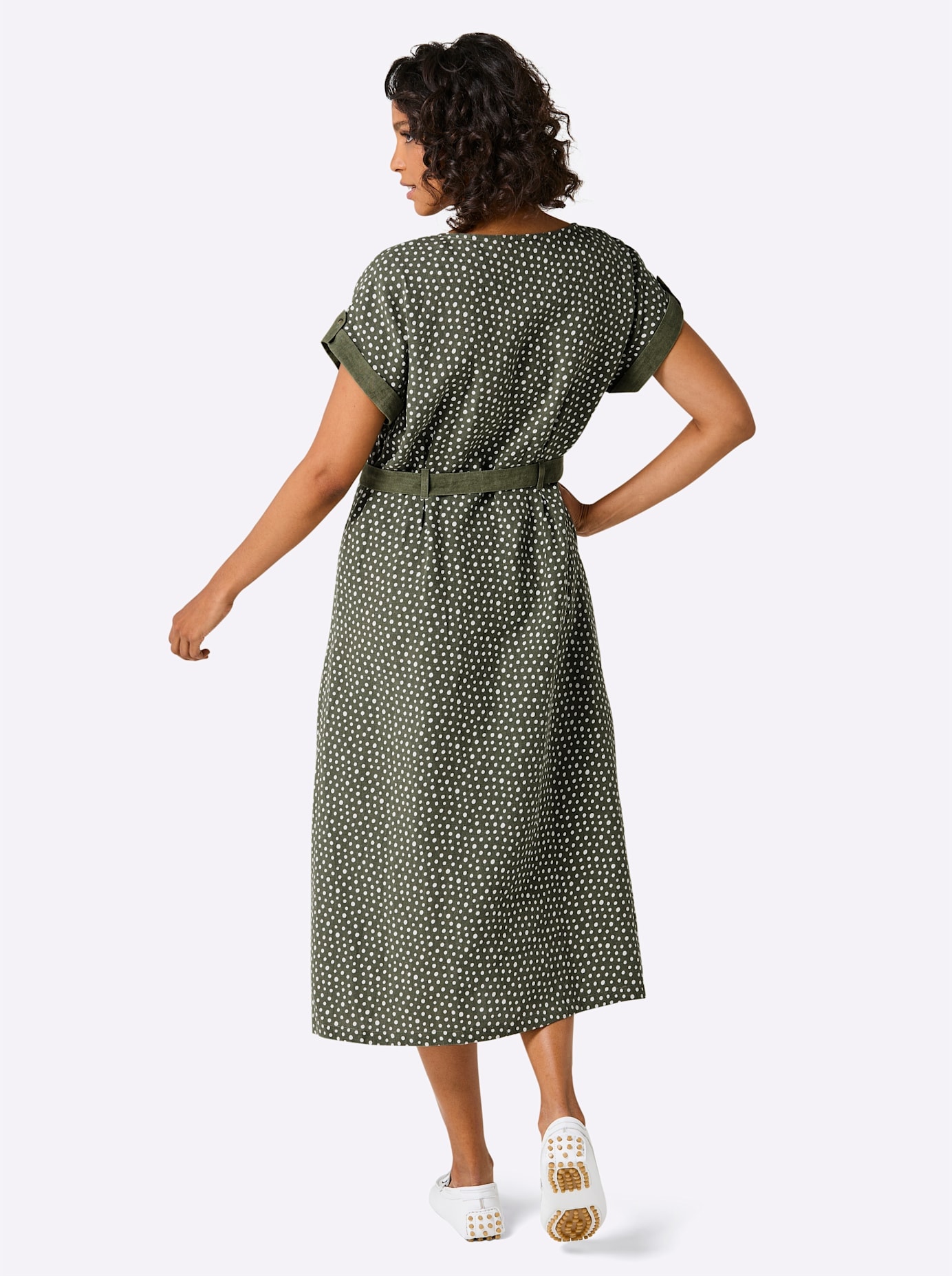 CREATION L PREMIUM Druckkleid »Leinen-Kleid«