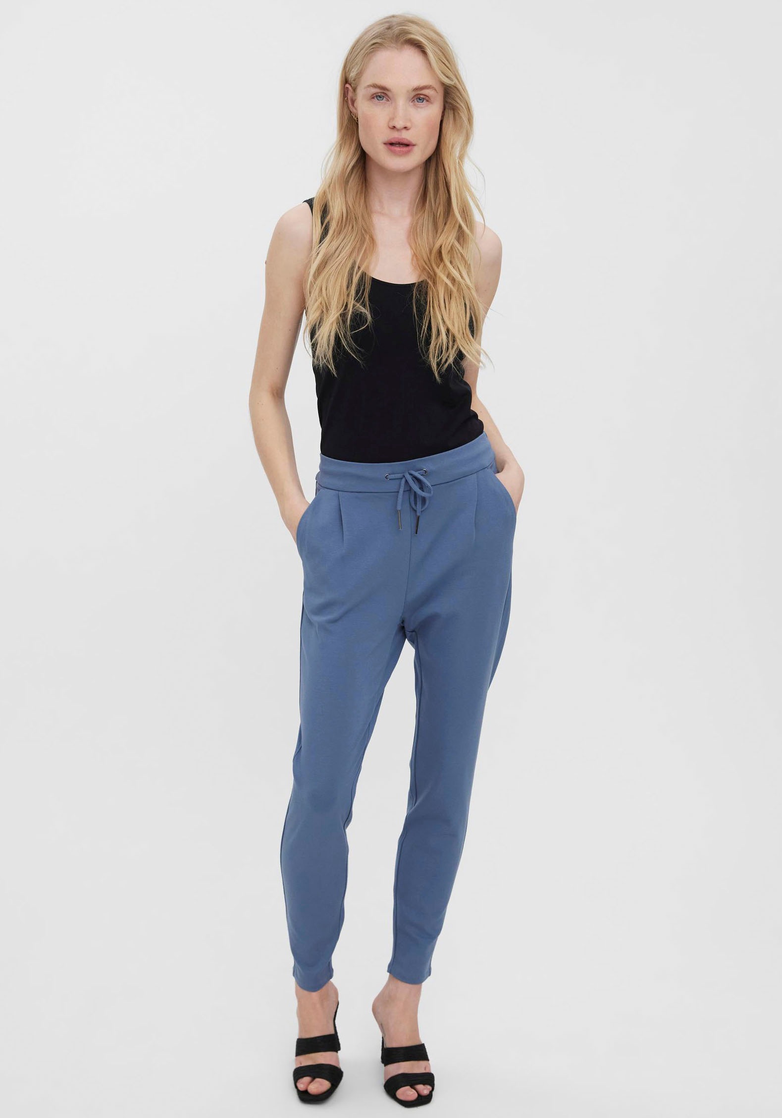 Vero Moda Pantalon de jogging »VMEVA MR LOOSE STRING PANT GA NOOS«  hinten mit elastischem Bündchen