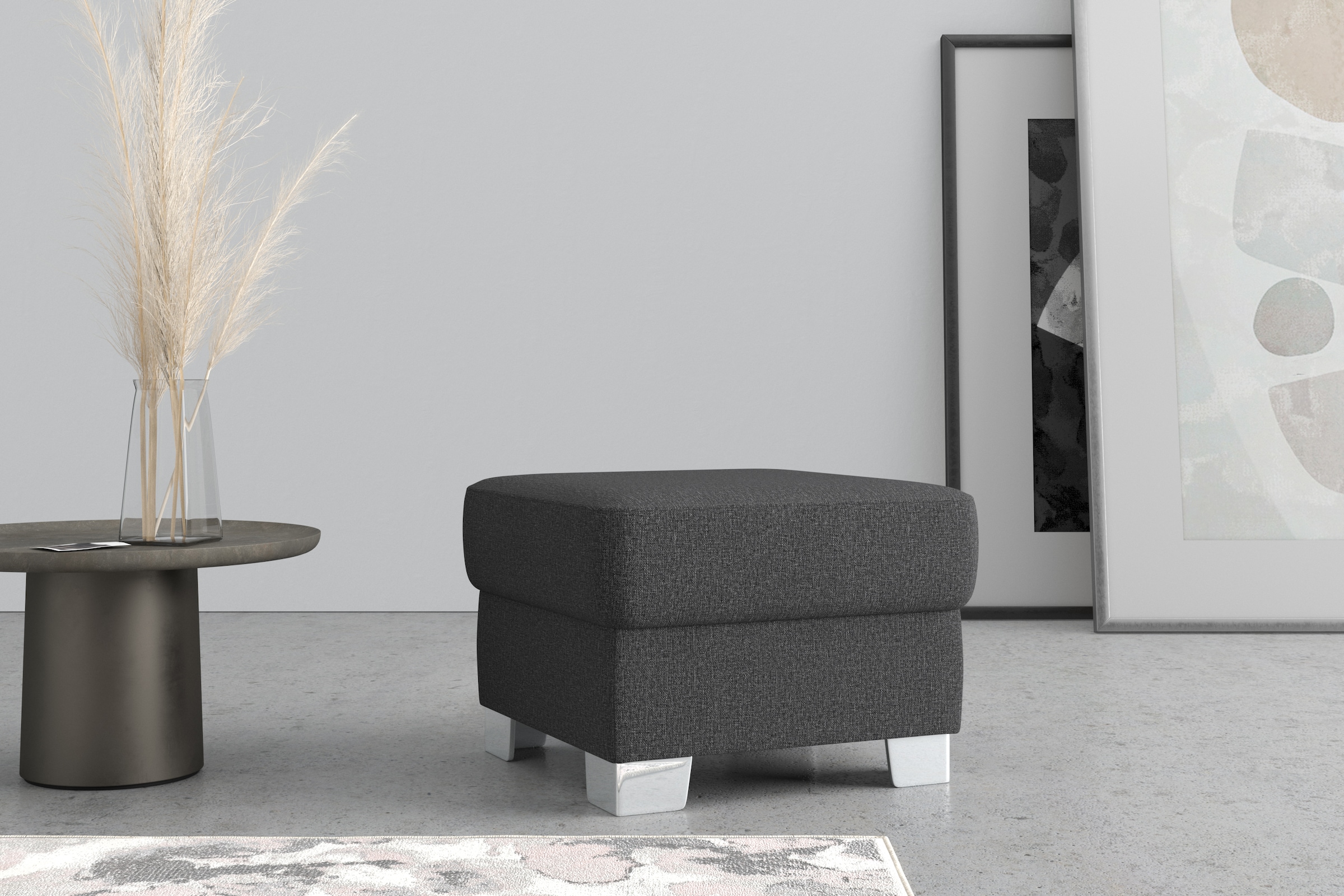DOMO collection Hocker »Anzio« wahlweise mit Federkern