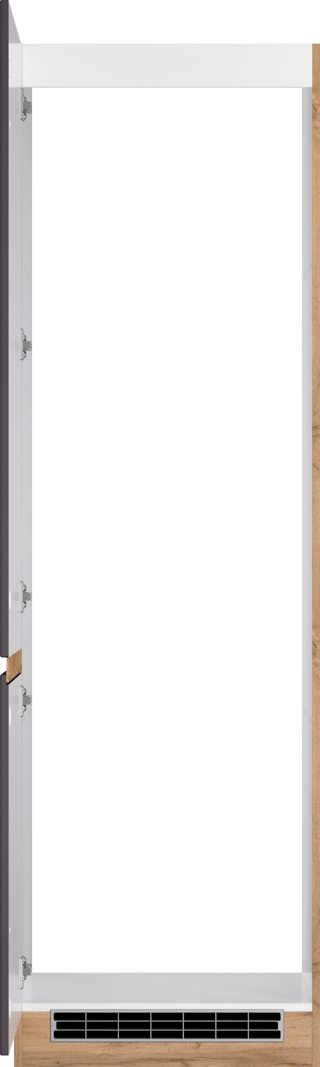 KOCHSTATION Armoire réfrigérée encastrable »KS-Riesa« Largeur 60 cm, façades MDF