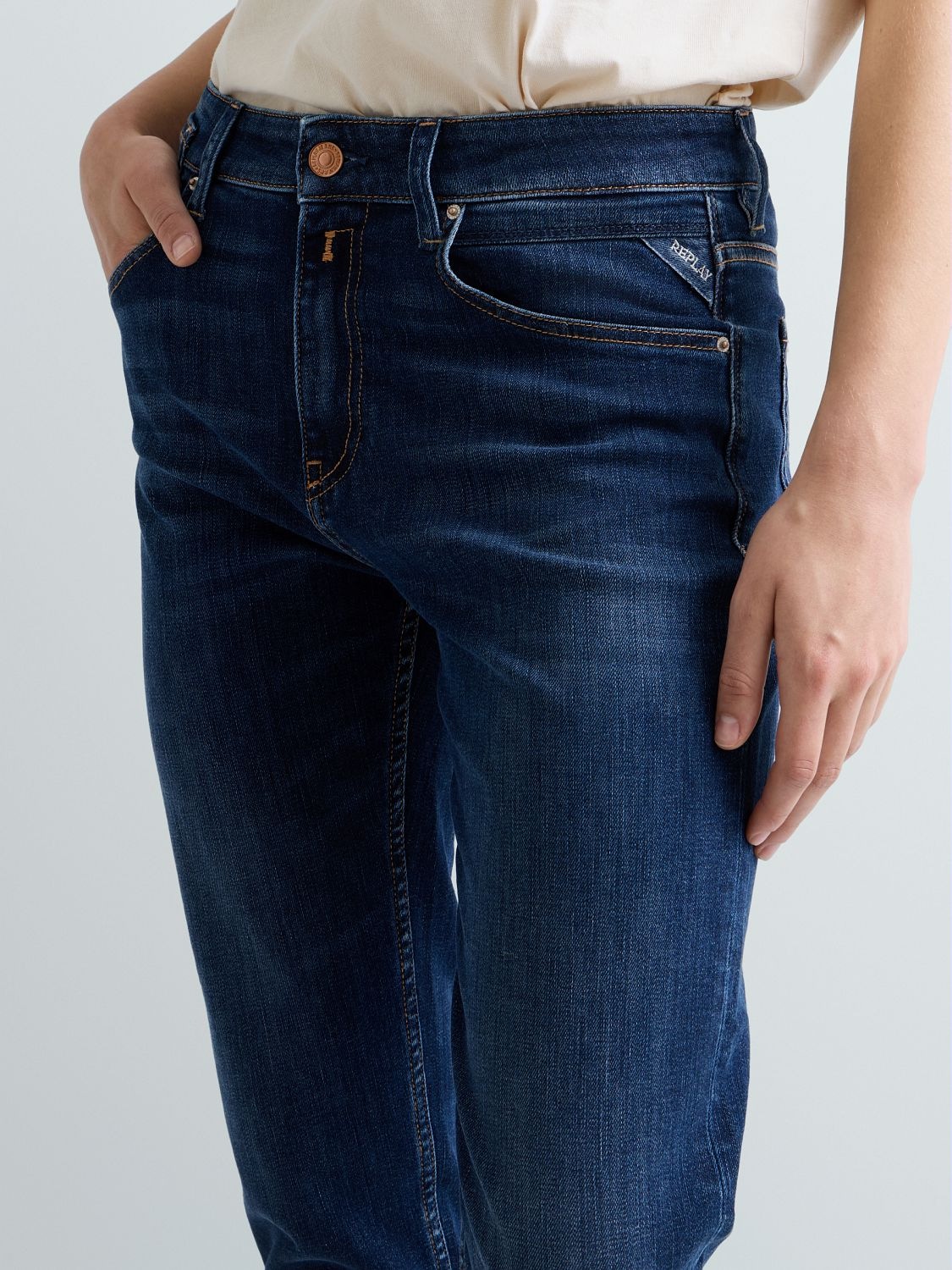 Replay Slim-fit-Jeans »MARTY« mit leichter Waschung