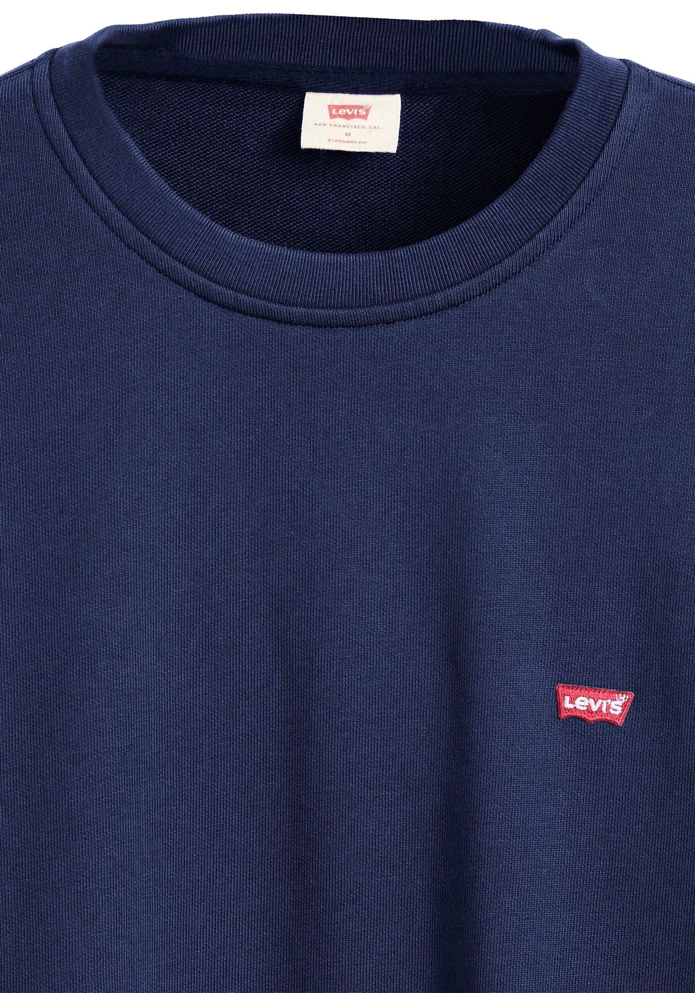 Levi's® Pull en tricot »CLASSIC HM SWEATER« mit Logostickerei und aus reiner Baumwolle