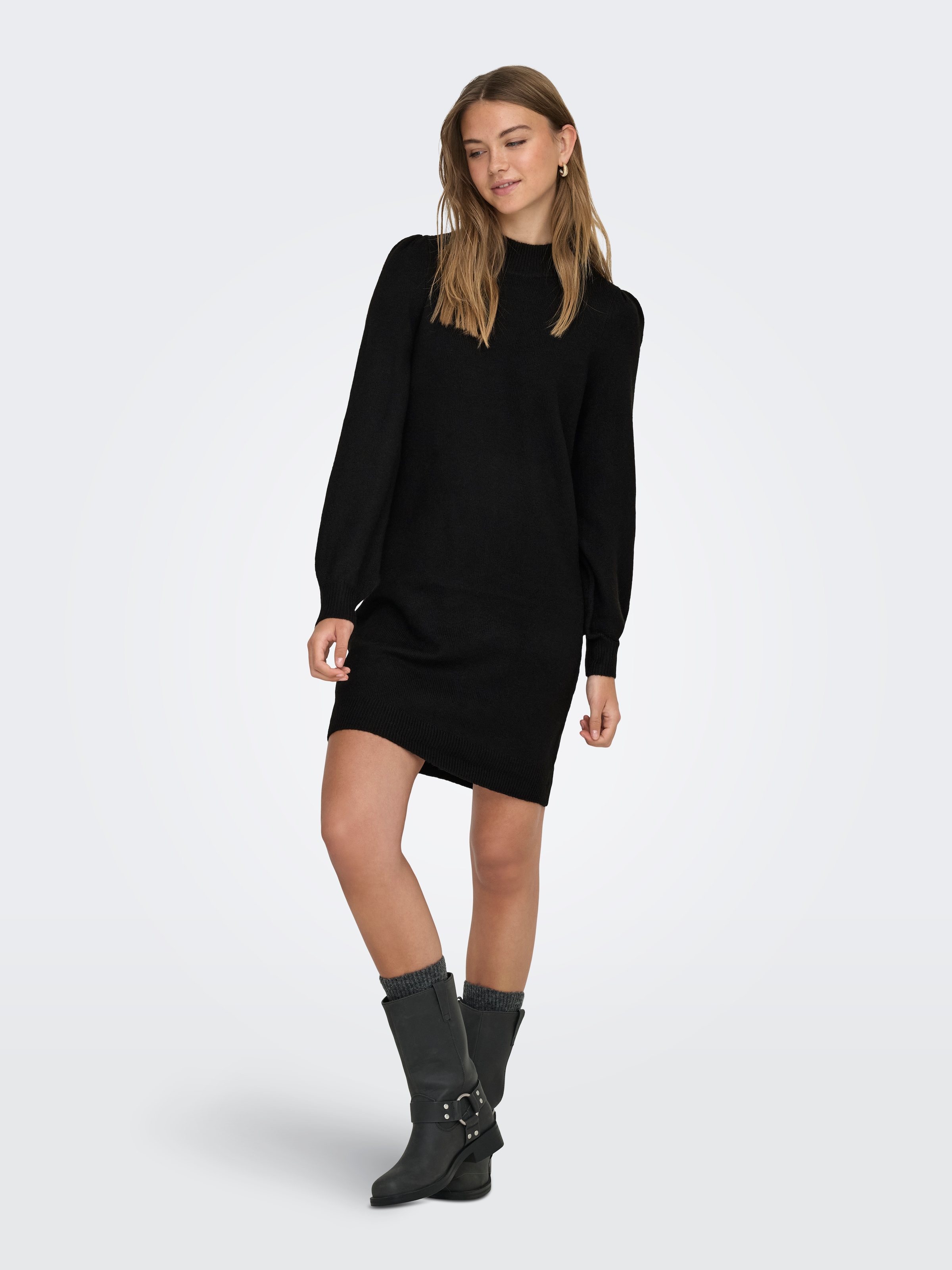 JDY Strickkleid »JDYRUE LIFE L/S HIGH NECK DRESS KNT NOOS«