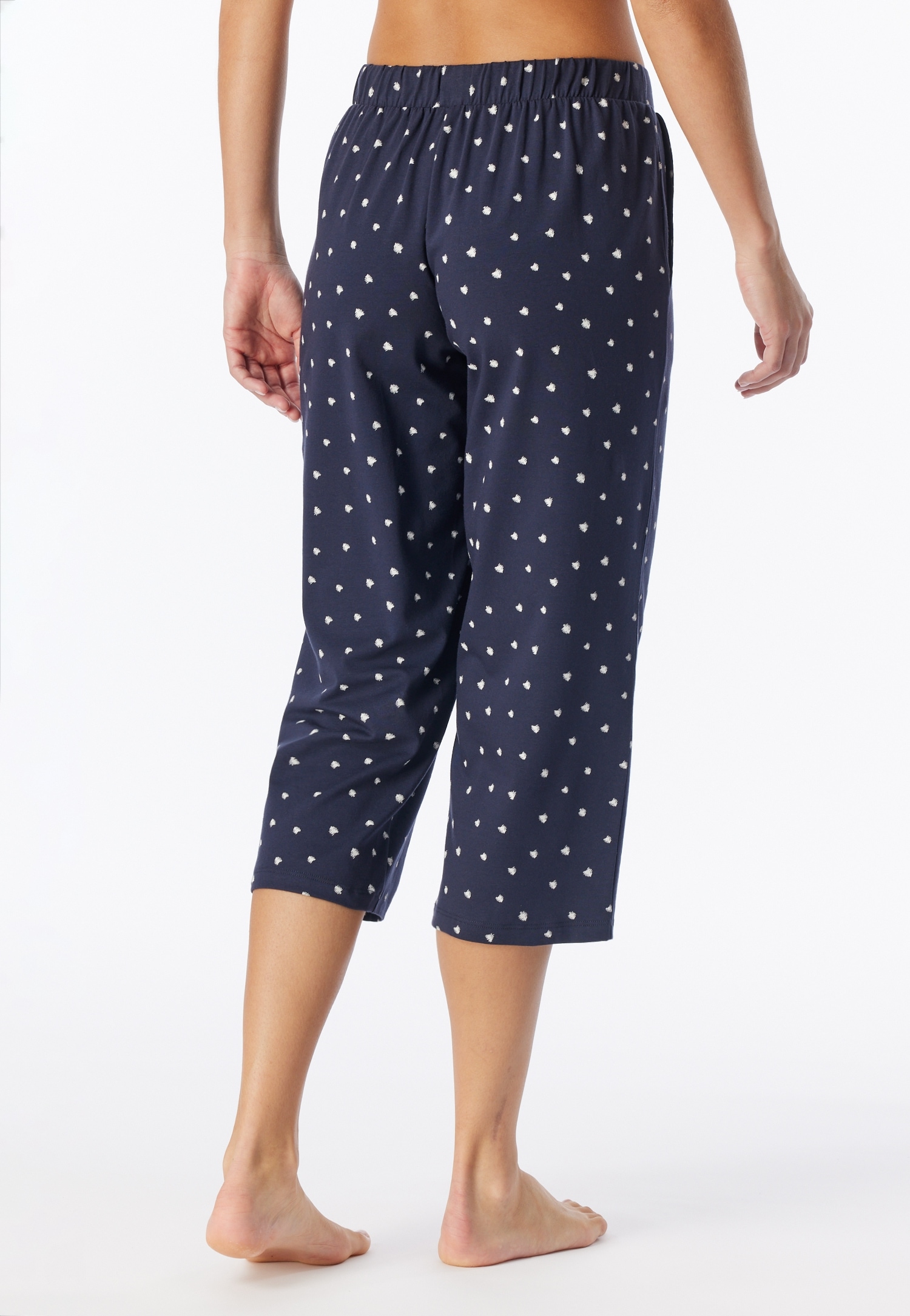 Schiesser Pantalon 3/4 »Mix + Relax«  mélange coton, taille élastique, cordon de serrage, poches latérales